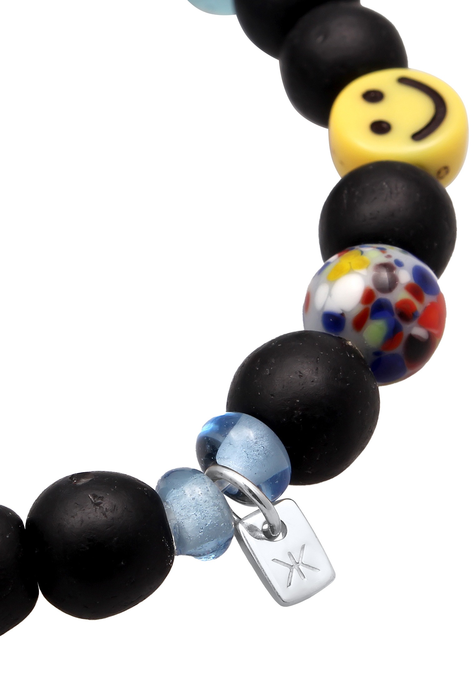 Kuzzoi Armkette »Armband Evil Eye Bead Glas Harz Perlen 925 Sterling Silber«
