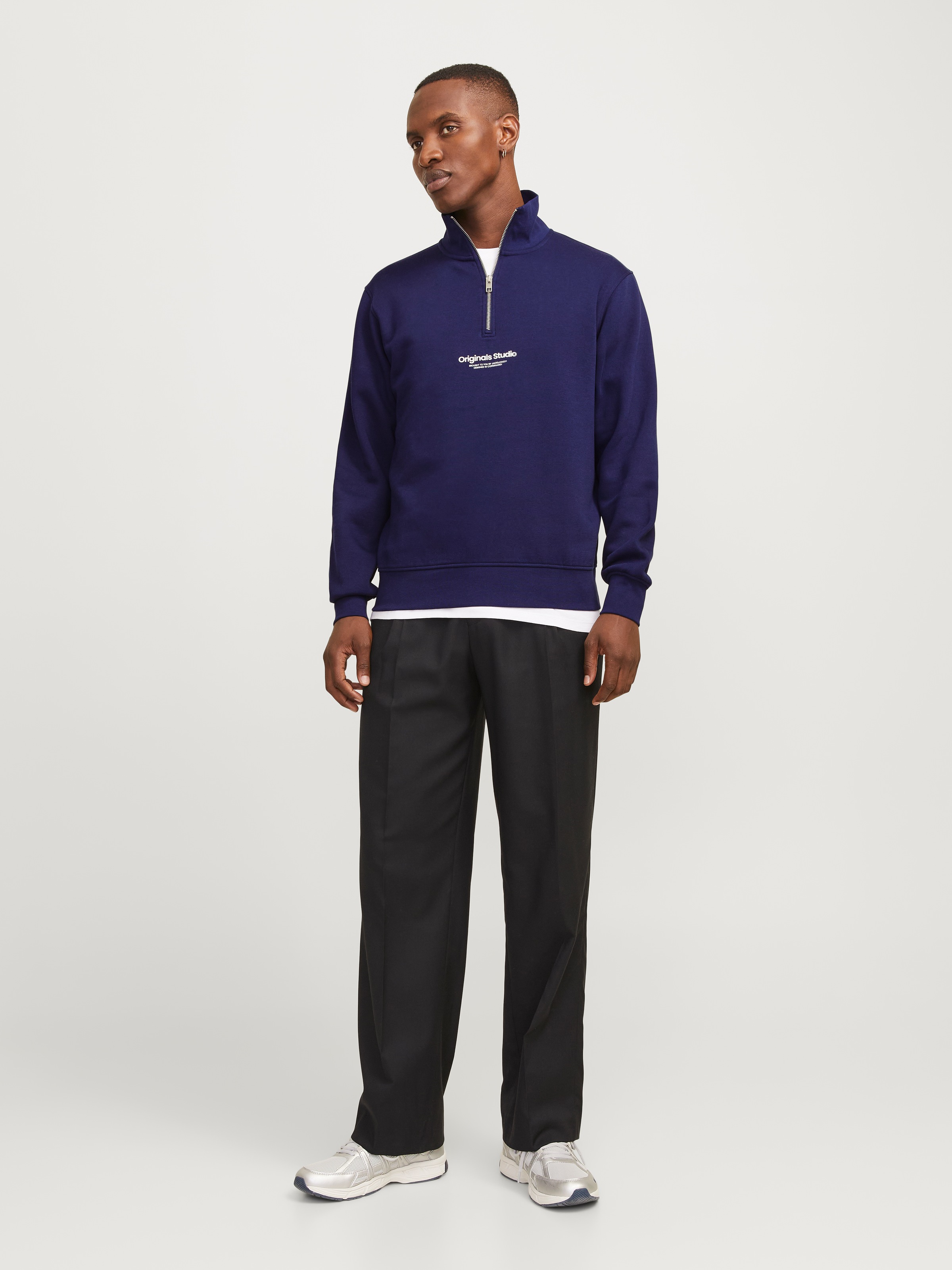 Jack & Jones Sweatshirt »JORVESTERBRO SWEAT QUARTER ZIP HN NOOS«