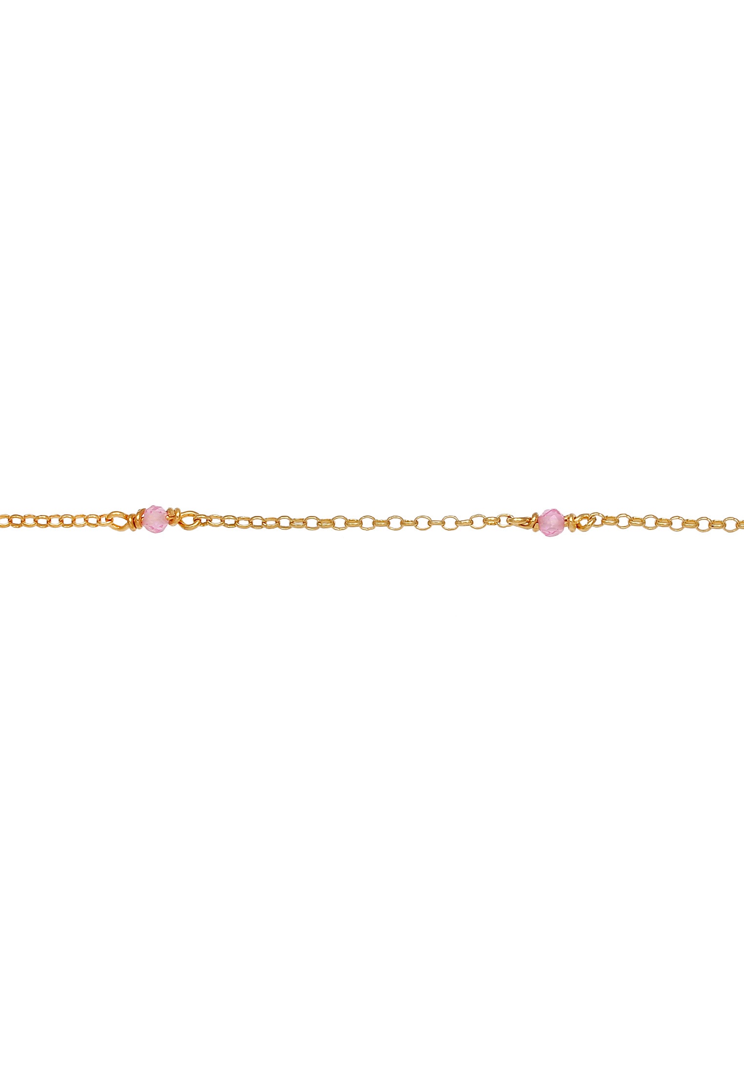 Elli Choker »Halskette Choker Rosa Quarz Kugeln Perlen 925 Silber«