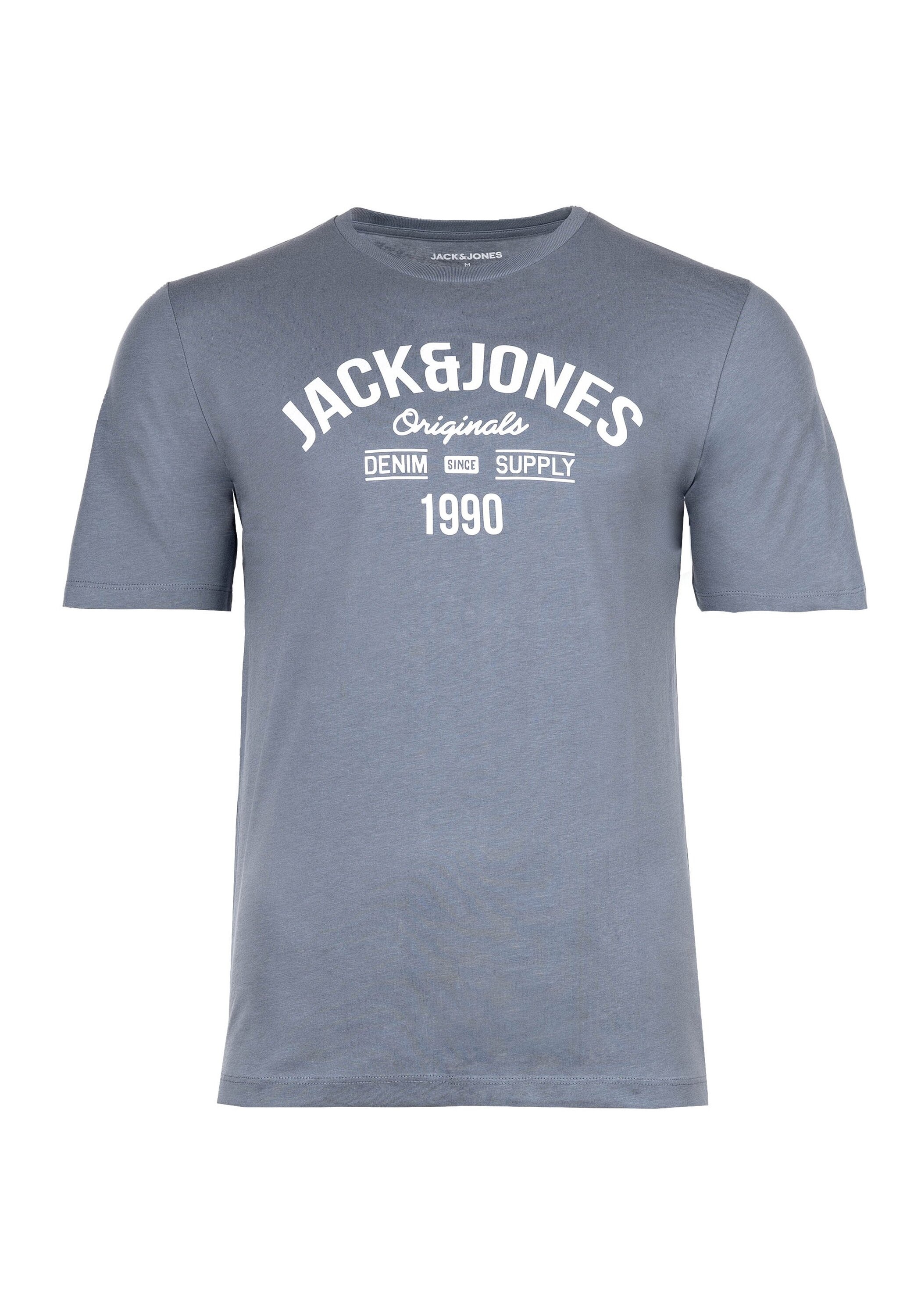 Jack & Jones T-Shirt »T-Shirt JJLEOGRA TEE CREW NECK 5PK 5er Pack«
