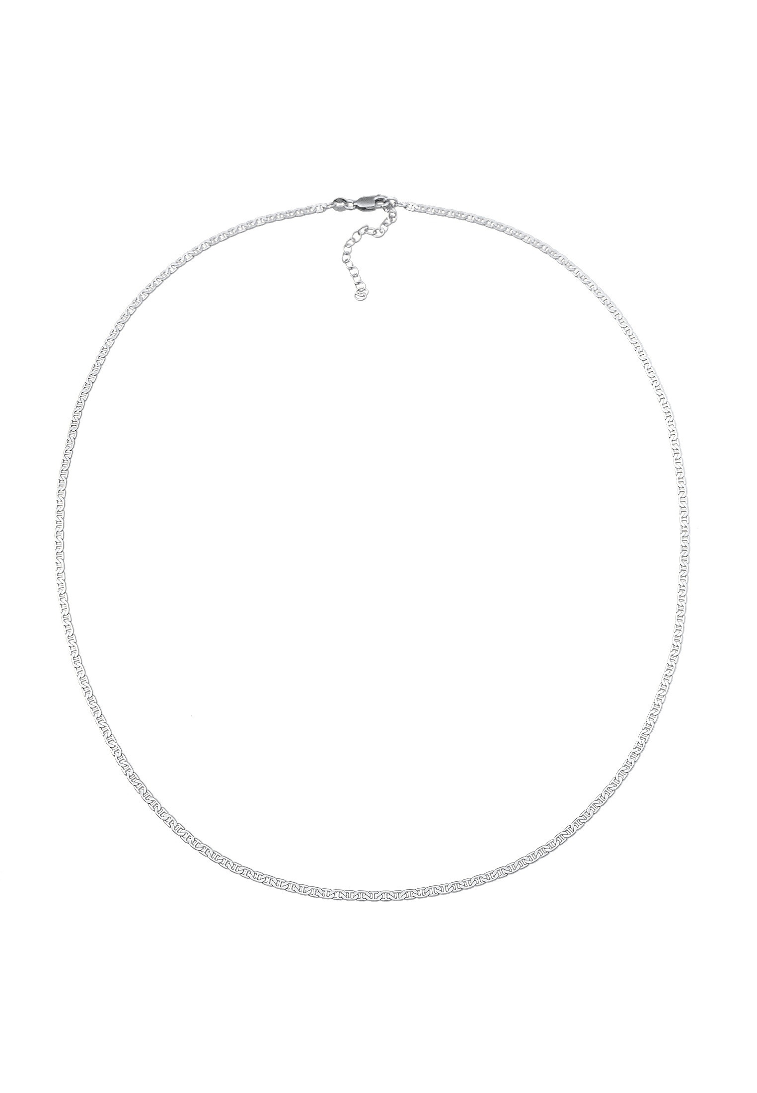 Kuzzoi Silberkette »Halskette Herren Stäbchenpanzerkette Basic 925 Silber«