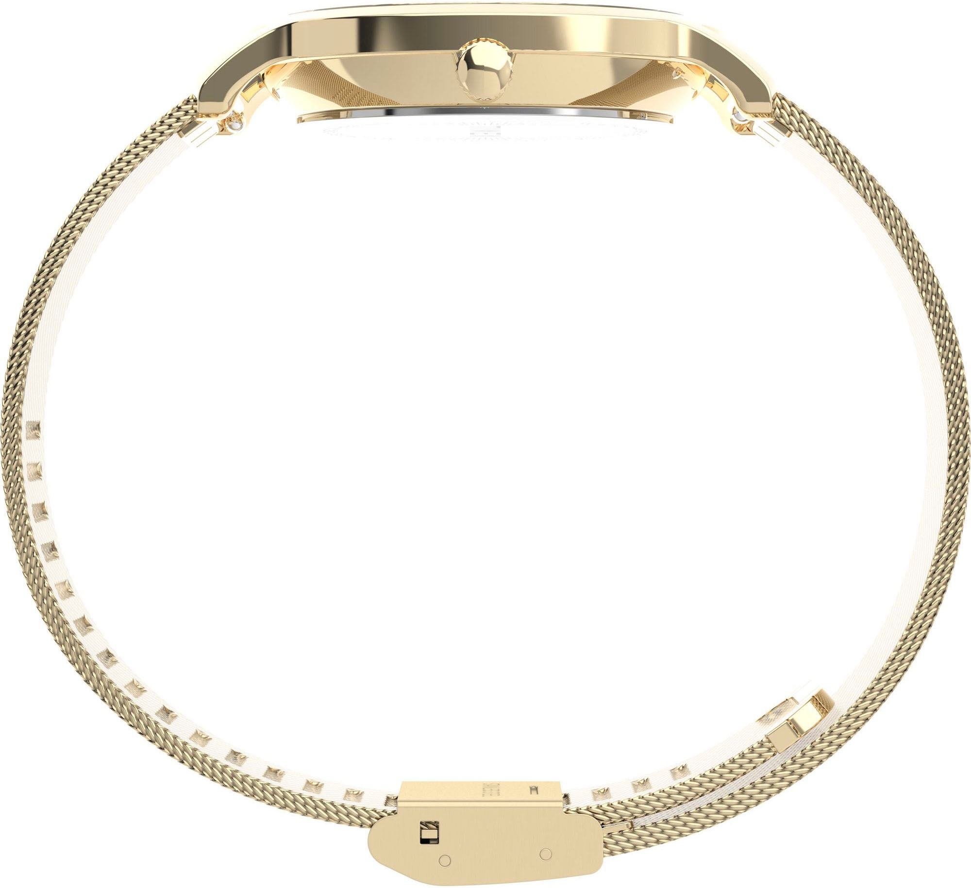 Timex Quarzuhr »TRANSCEND« Armbanduhr, Damenuhr,Edelstahlarmband,analog