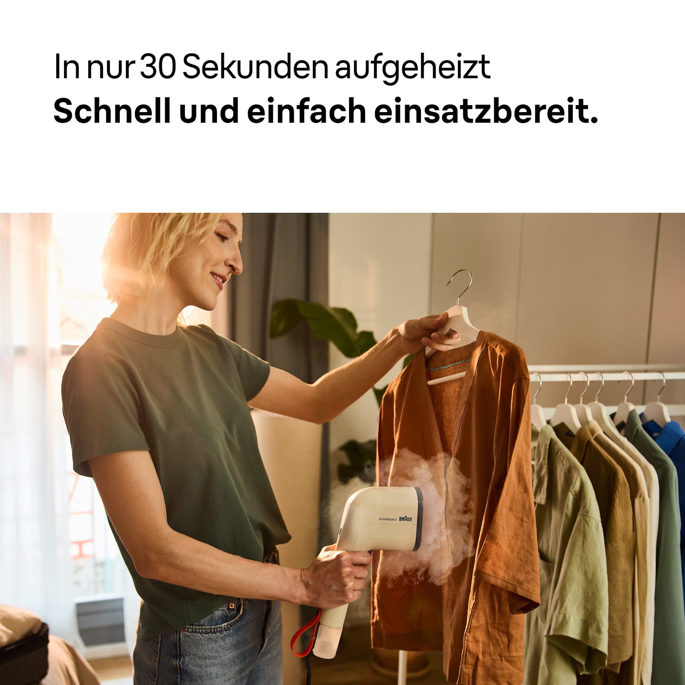 Braun Dampfbürste »QuickStyle GS 3012 BG« 1100 W