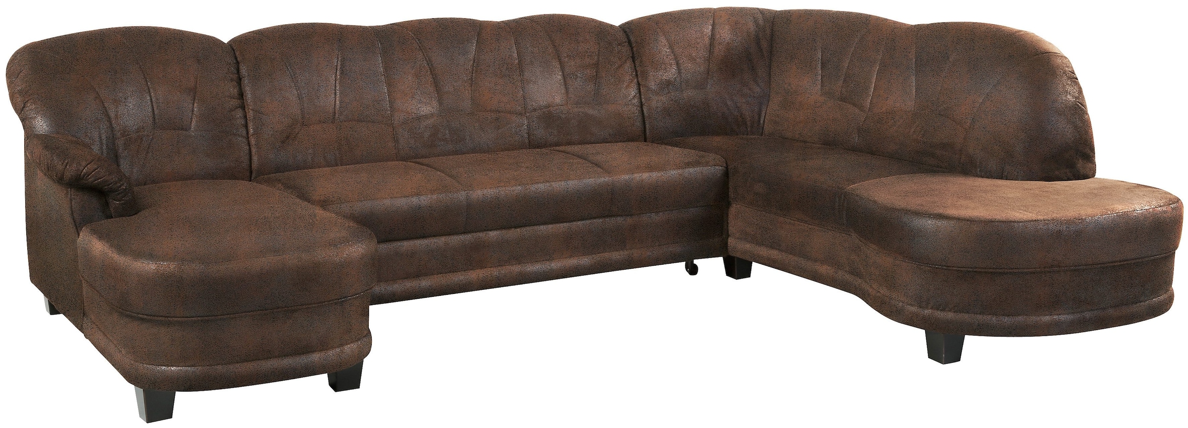 Home affaire Wohnlandschaft »Camelita, viel Platz, bequem und zeitlos, Breite 289cm, U-Form«, wahlweise mit Bettfunktion