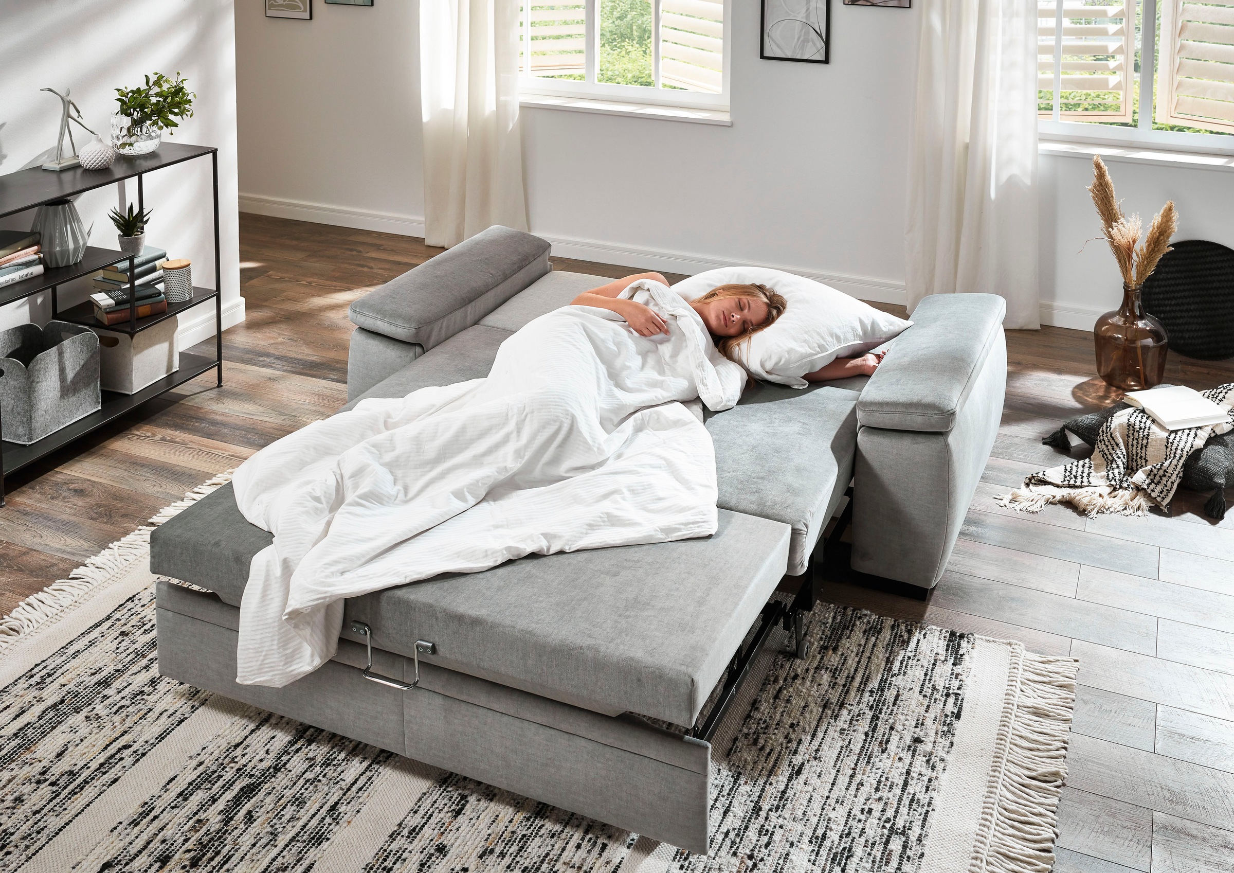 Die PlanBar Schlafsofa »MP-PD19021«, mit Längsschläferfunktion 140x210 cm