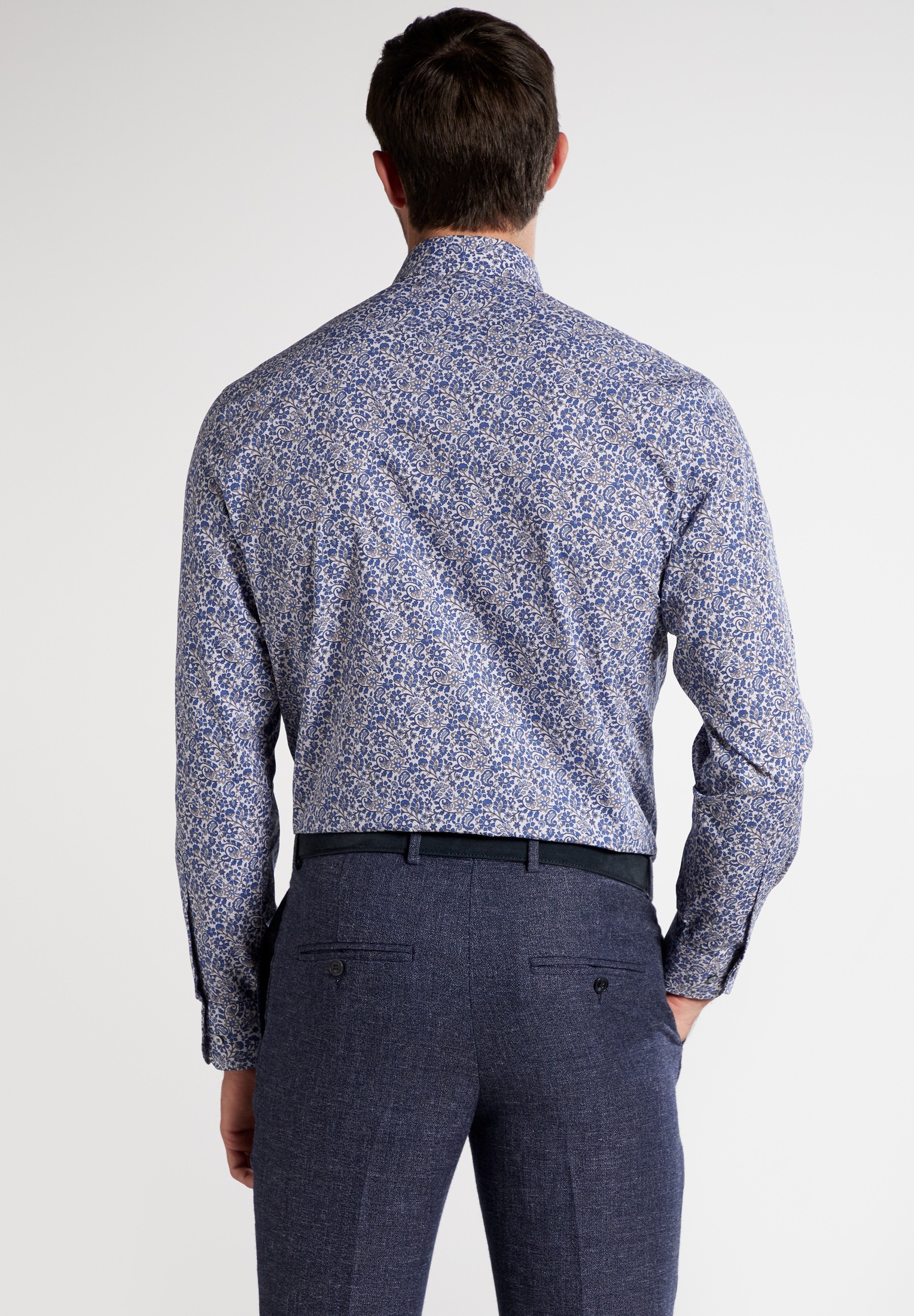 Eterna Langarmhemd »MODERN FIT« EASY IRON (bügelleicht)