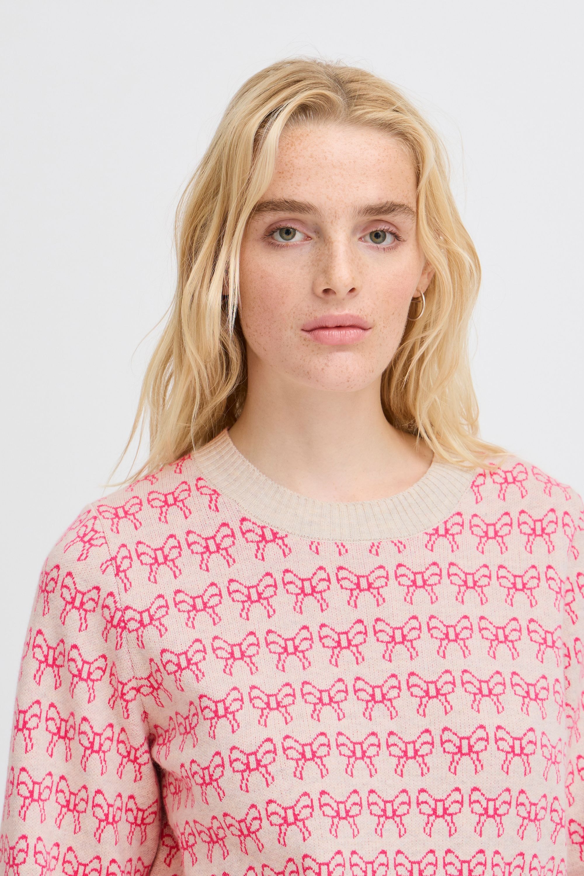 Ichi Strickfleece-Pullover »Strickpullover IHBRIELLE«