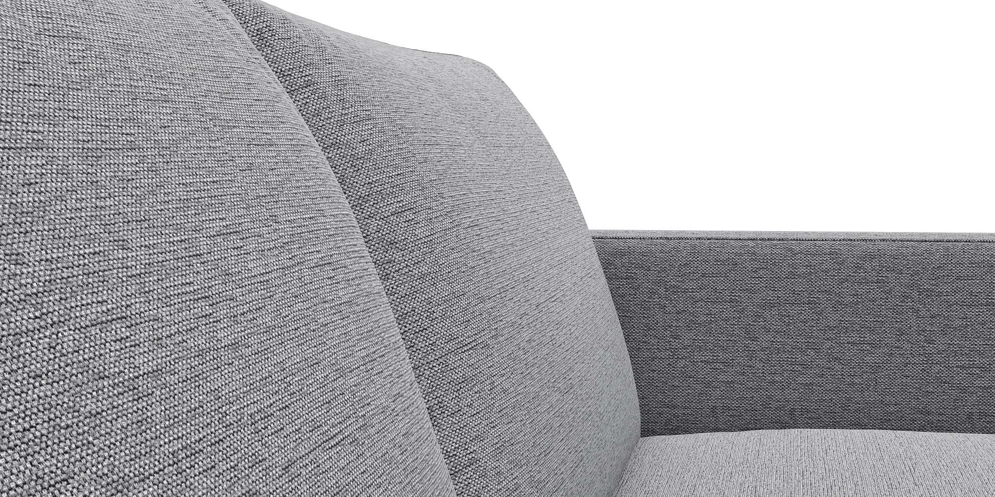 FLEXLUX Ecksofa »Fiore, L-Form«, schmale Armlehnen, Kaltschaum, Füße Alu+schwarz
