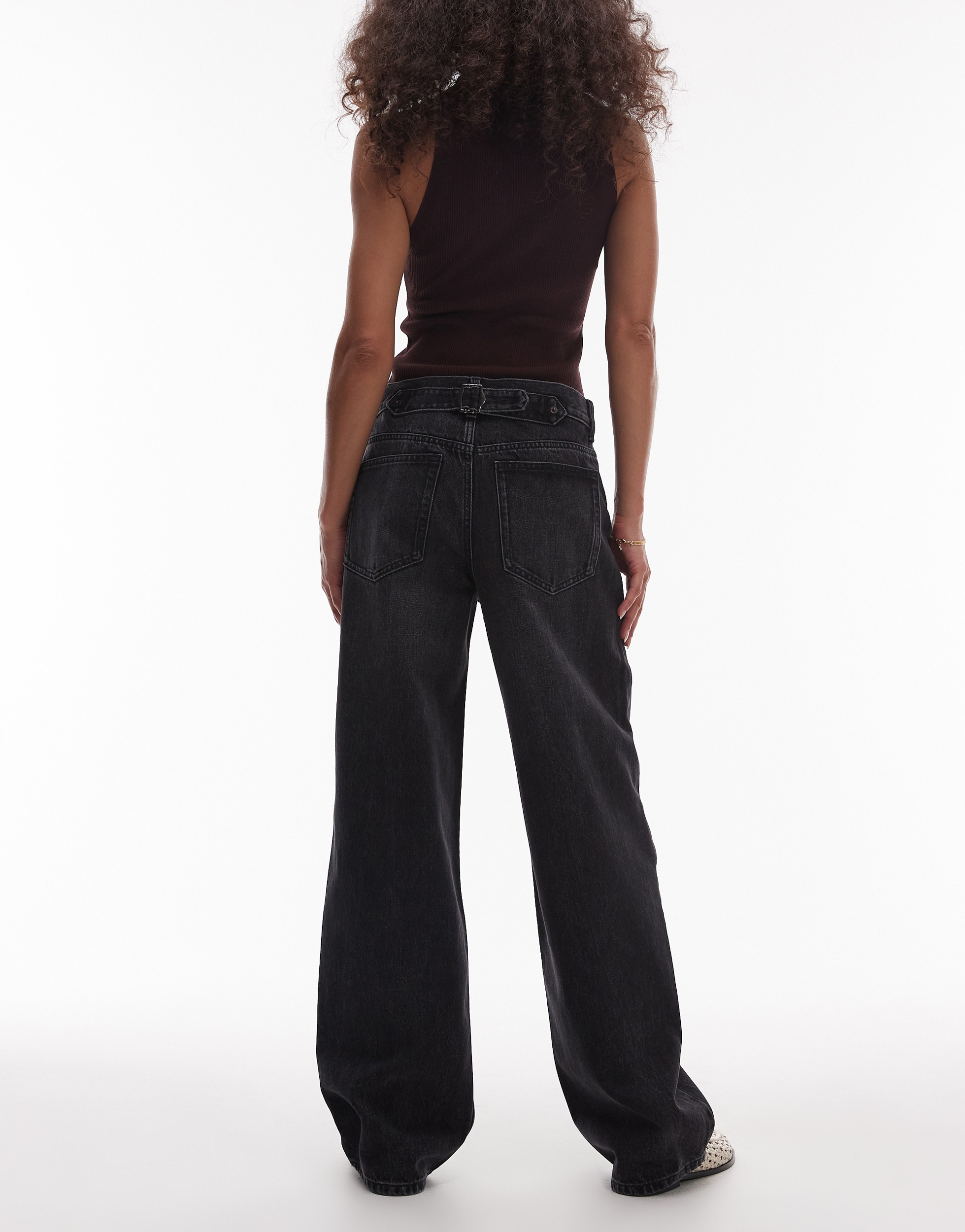 TOPSHOP Weite Jeans »TSCINCH LR WIDE DNM JEANS BLW NOOS« Baumwolle, relaxed fit