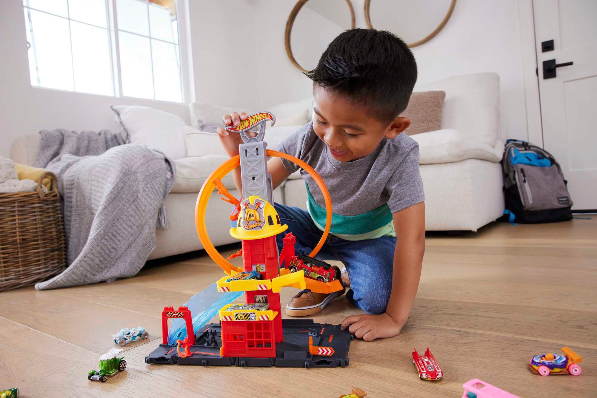 Hot Wheels Spiel-Gebäude »City Super Fire Station«