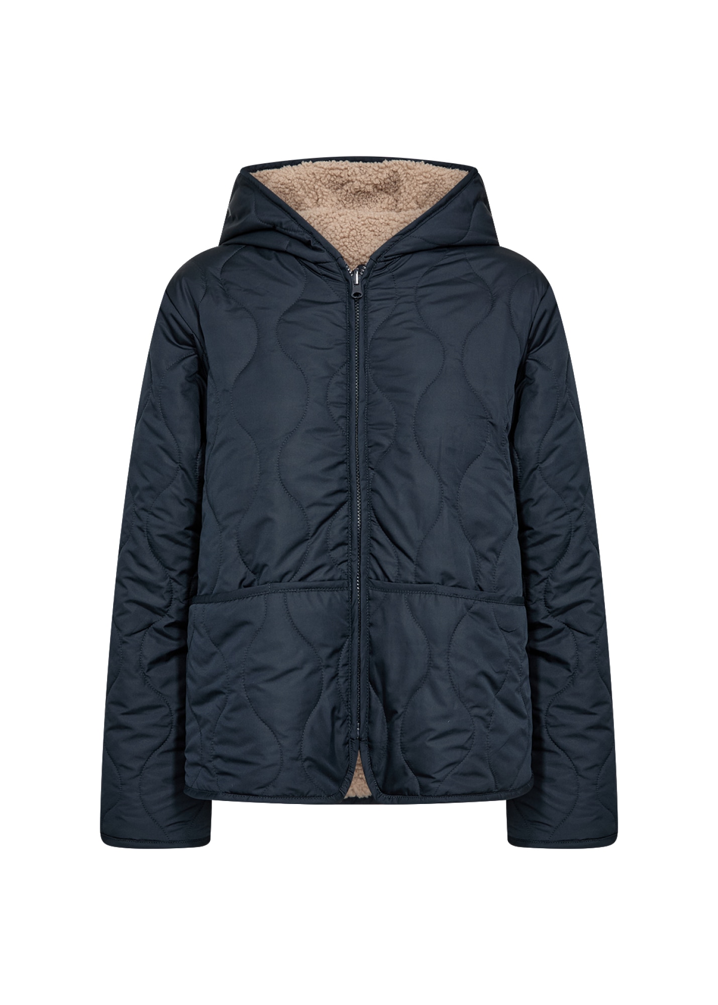soyaconcept Steppjacke »SC-GELA 2« mit Kapuze Kunstfaser, weiches Plüschfutter