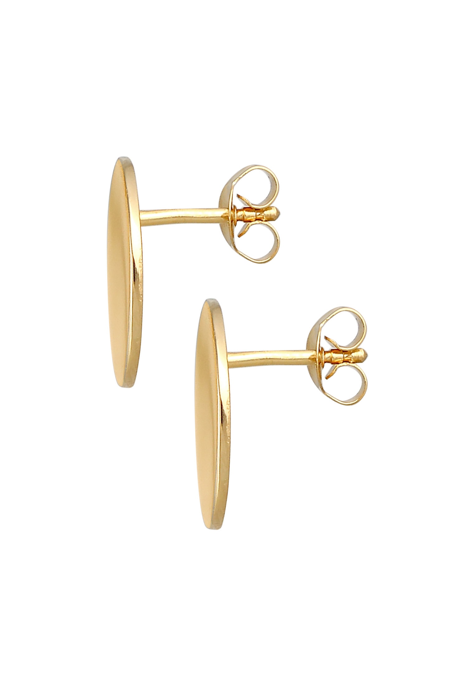 Elli Paar Ohrstecker »Ohrringe Ohrstecker Geo Kreis Basic Trend Unisex 925er Silber«