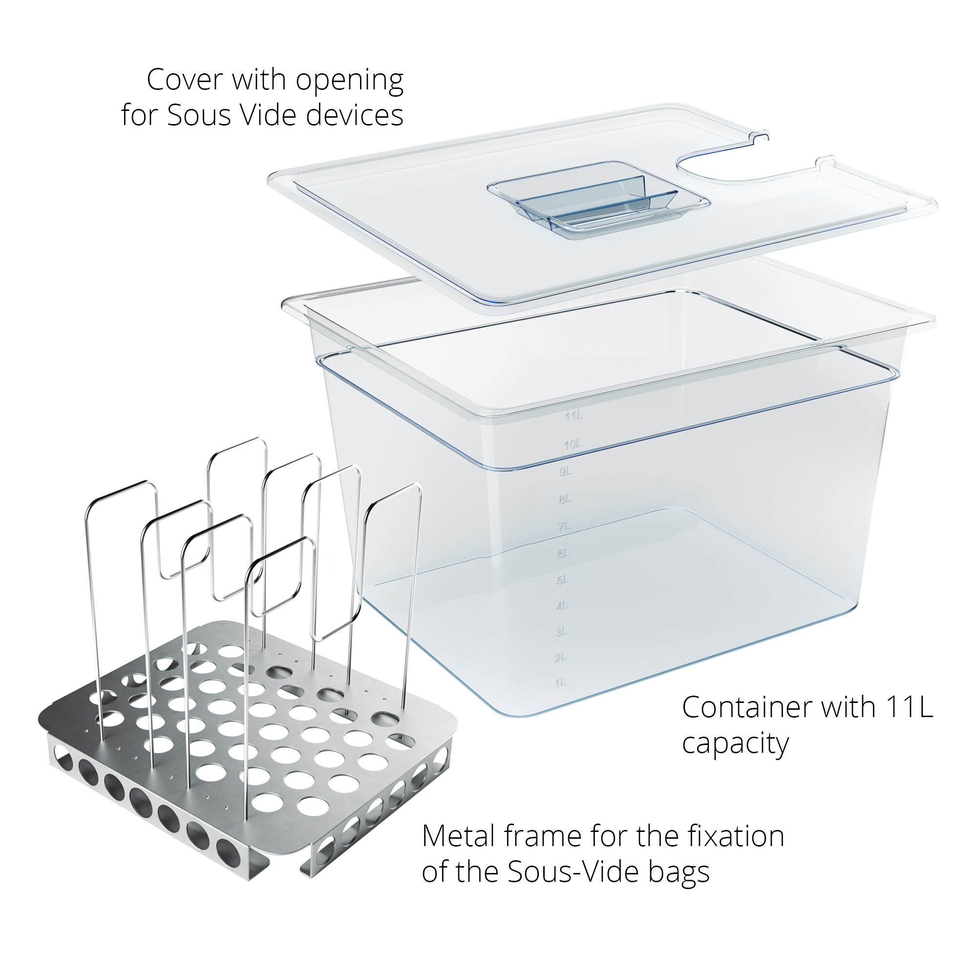 LA VAGUE Sous-Vide Stick »Sous Vide Container Set SOUS-CHEF«