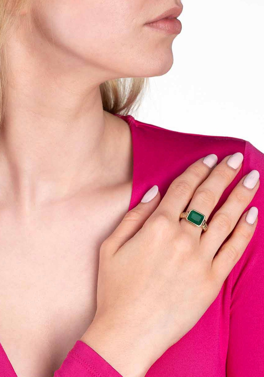 LEONARDO Fingerring »Ring Susa, 023210, 023211, 023212«, mit Kristallglas