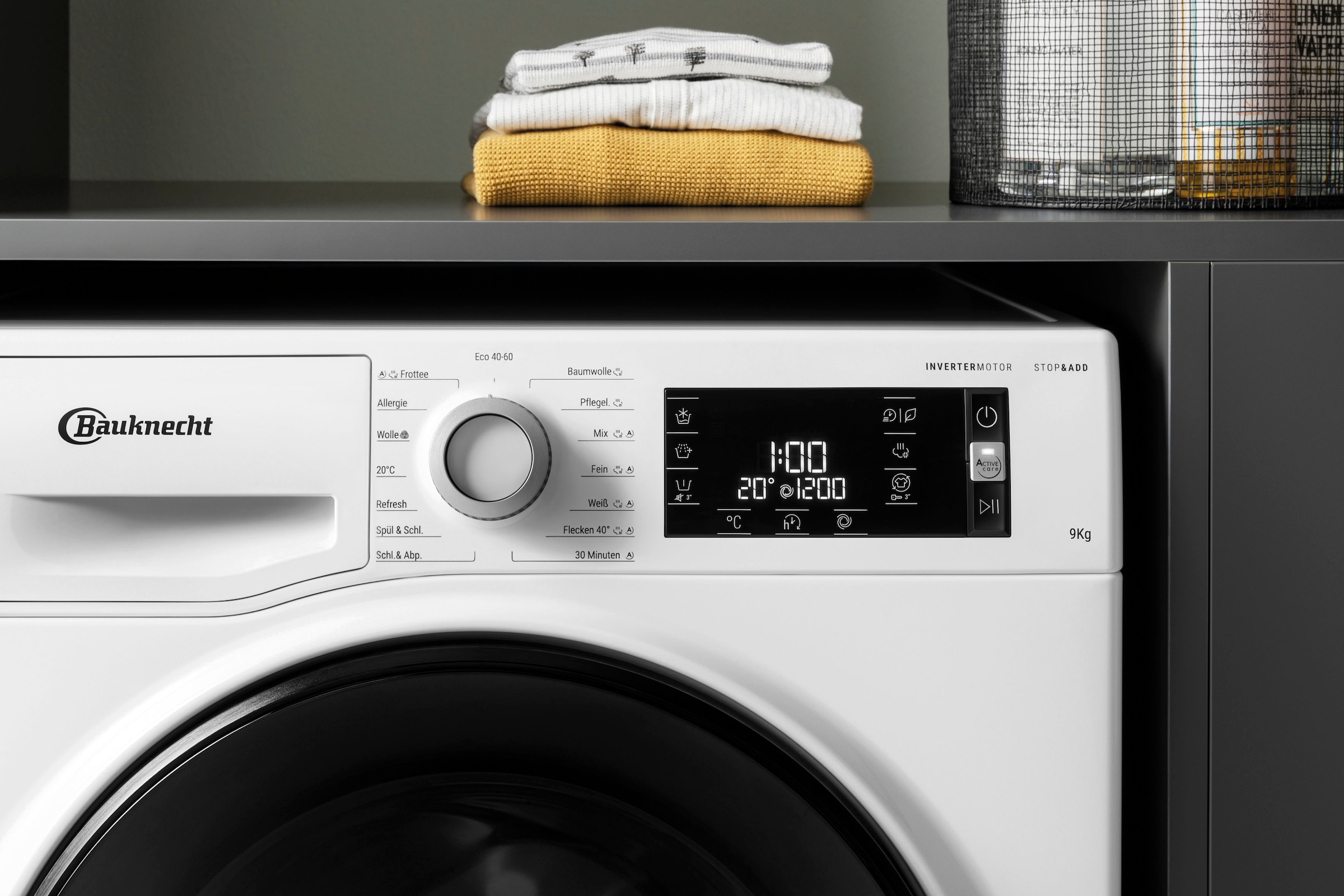 BAUKNECHT Waschmaschine »WM WM Sense kg, kaufen jetzt 9A, 9 U/min 1400 Sense 9A«, bei OTTO