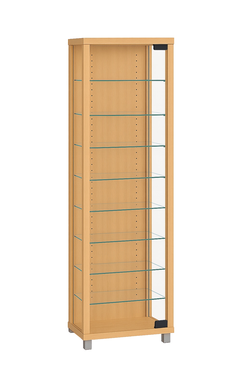 VCM Standvitrine »Holz Glas Stand Vitrine Sammelvitrine Edana Maxi«