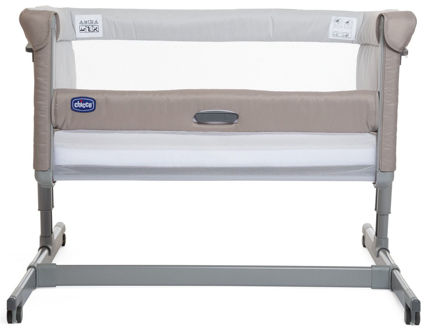 Chicco Beistellbett »Chicco Next2Me Dream Evo, Beige«, Bezug teilweise aus recyceltem Material