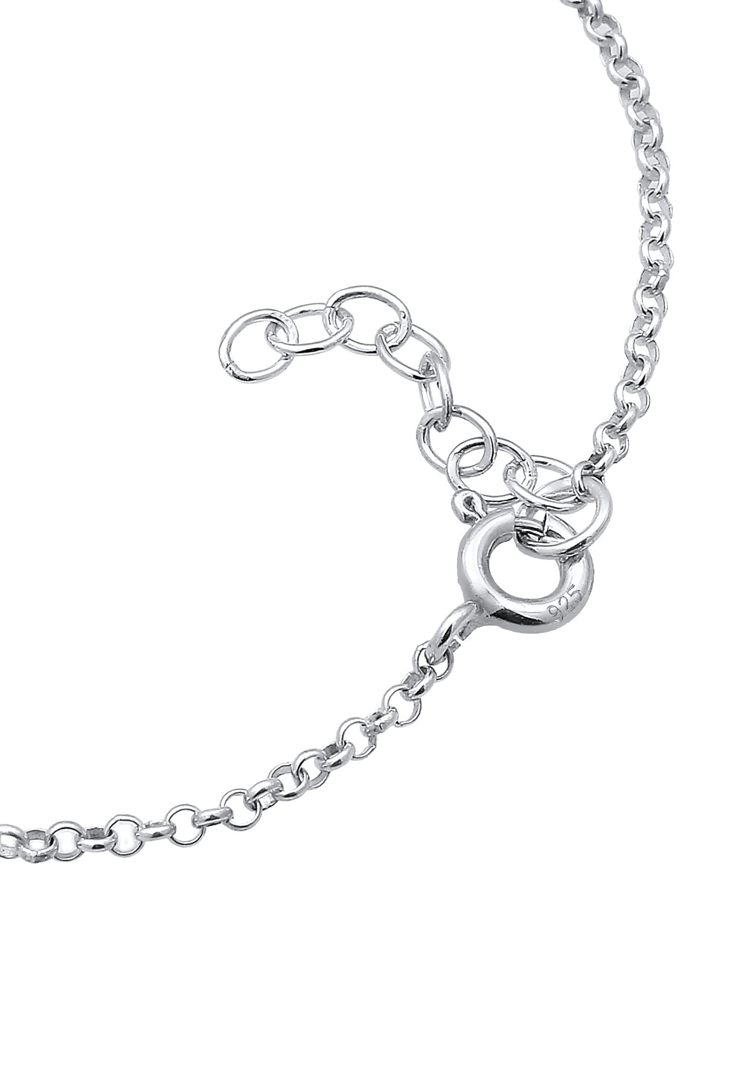 Elli Armkette »Armband Kinder Blumen Kristalle 925 Silber«