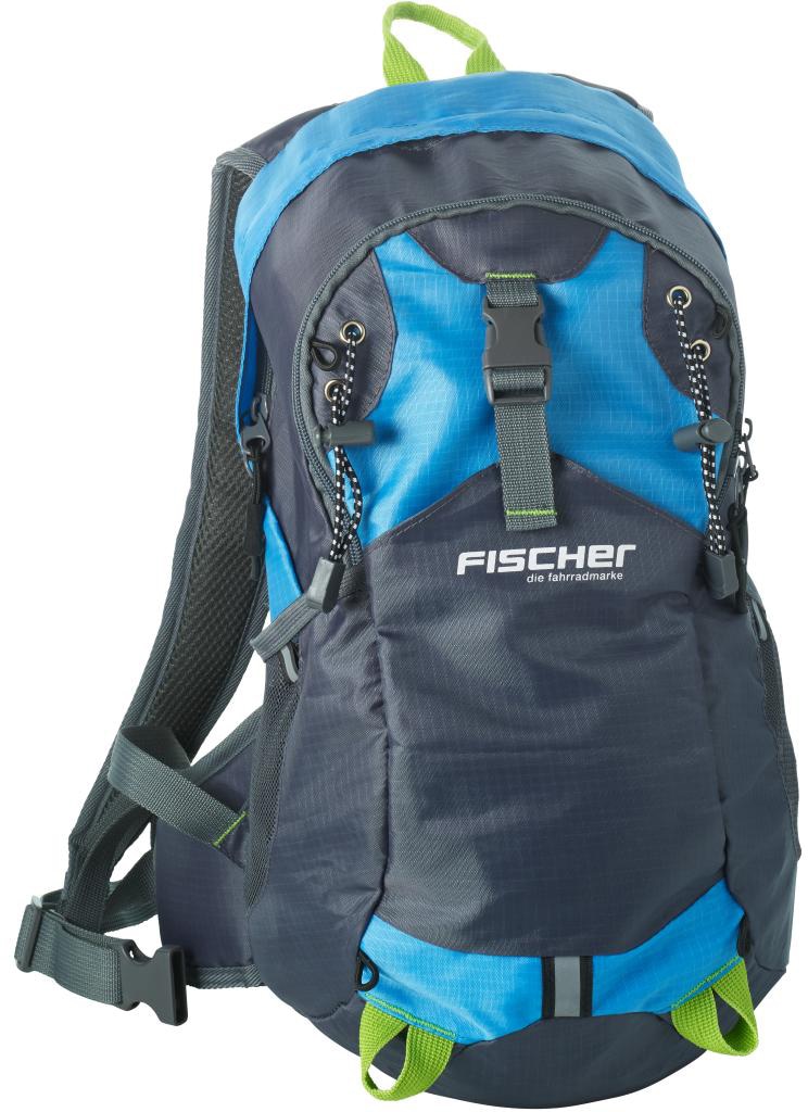 FISCHER Fahrrad Fahrradrucksack »Rucksack mit Helmnetz«, mit Helmnetz