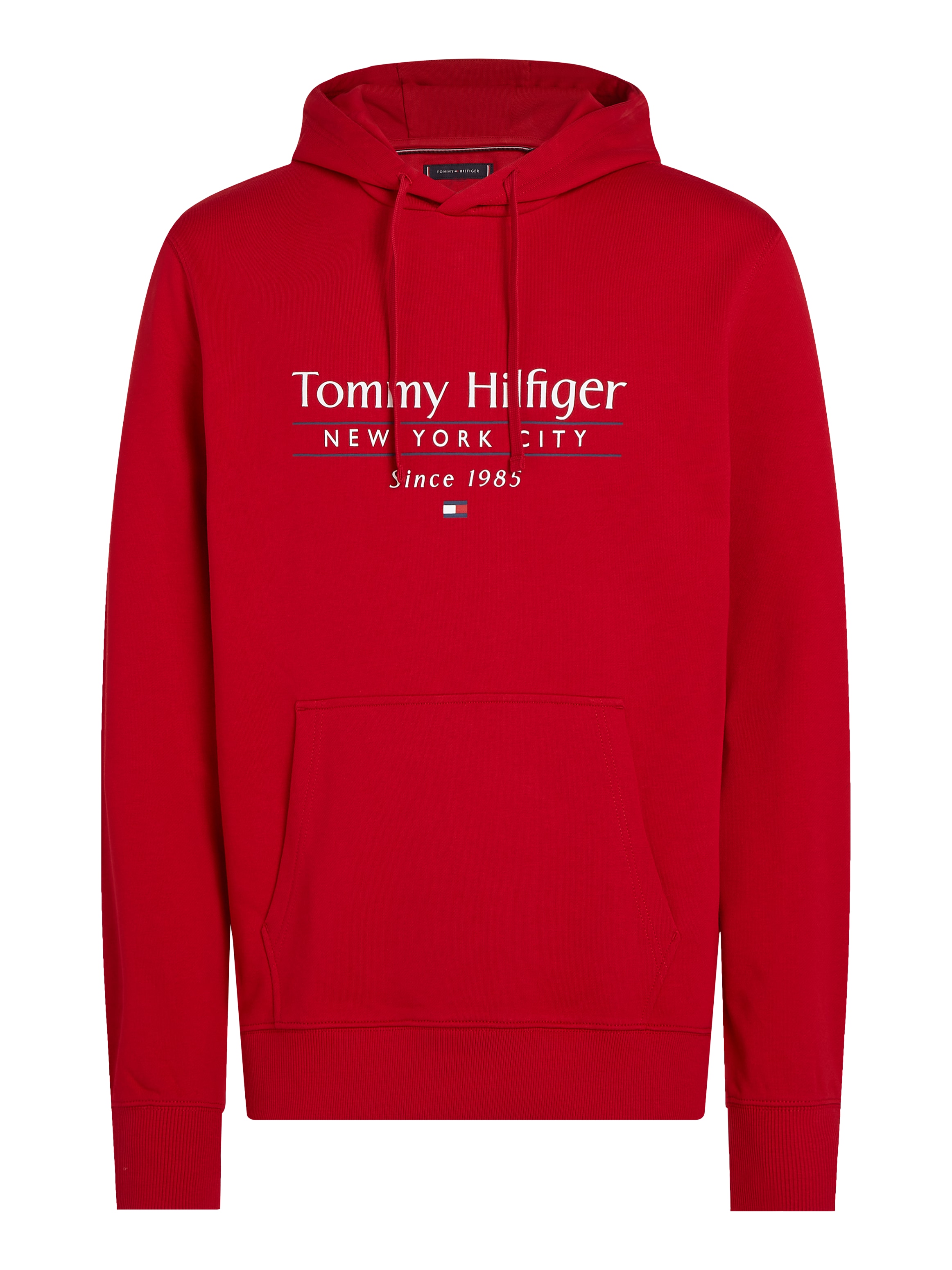 Tommy Hilfiger Hoodie »HILFIGER CENTER STACK HOODY«, mit großem mehrfarbigen Print