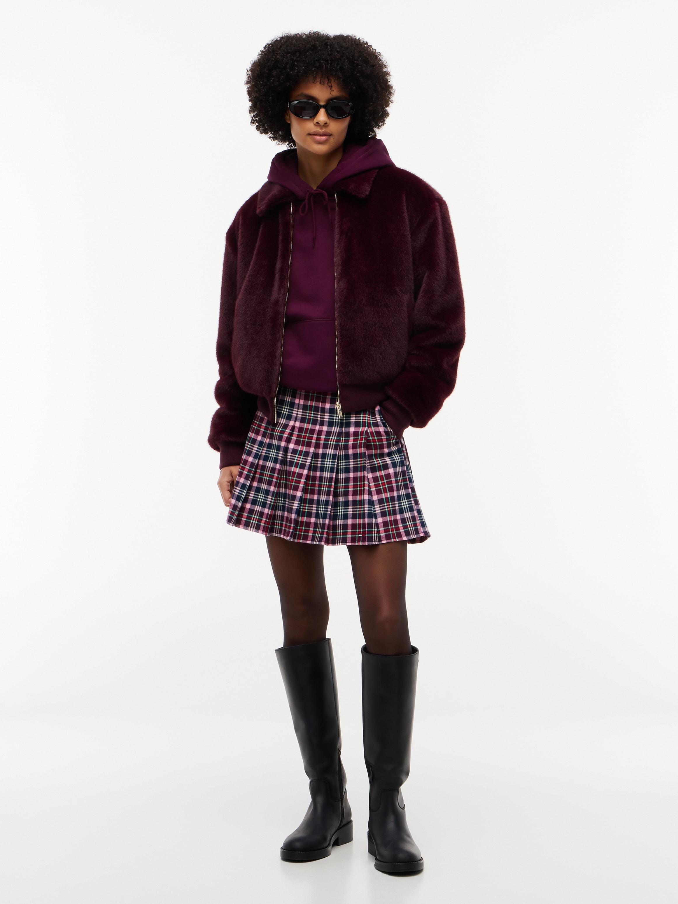 Tommy Jeans Plisseerock »TJW PLEATED SKIRT« Baumwolle