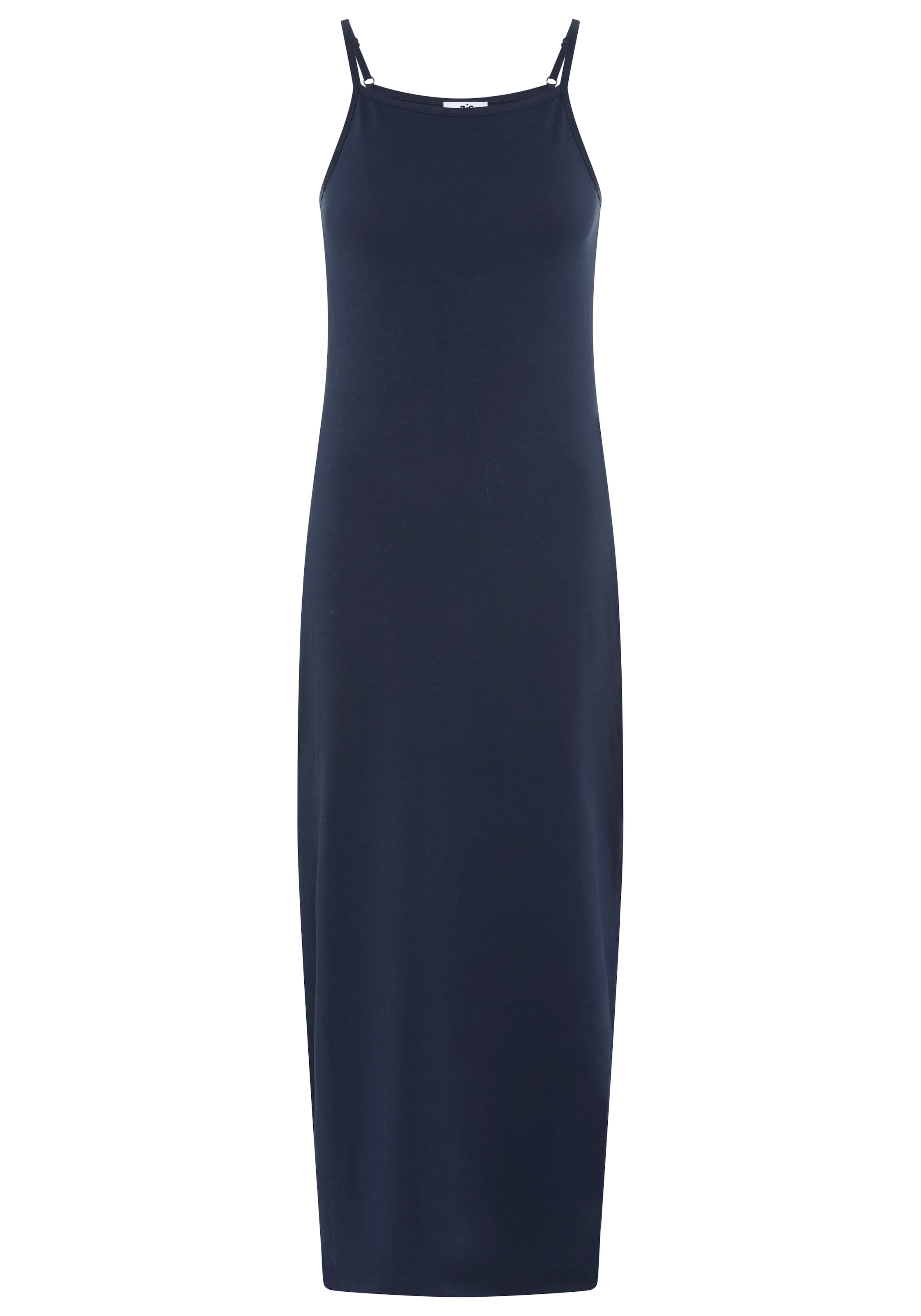 AJC Sommerkleid Ohne Taschen aus Single Jersey, mit verstellbaren Spaghettiträgern