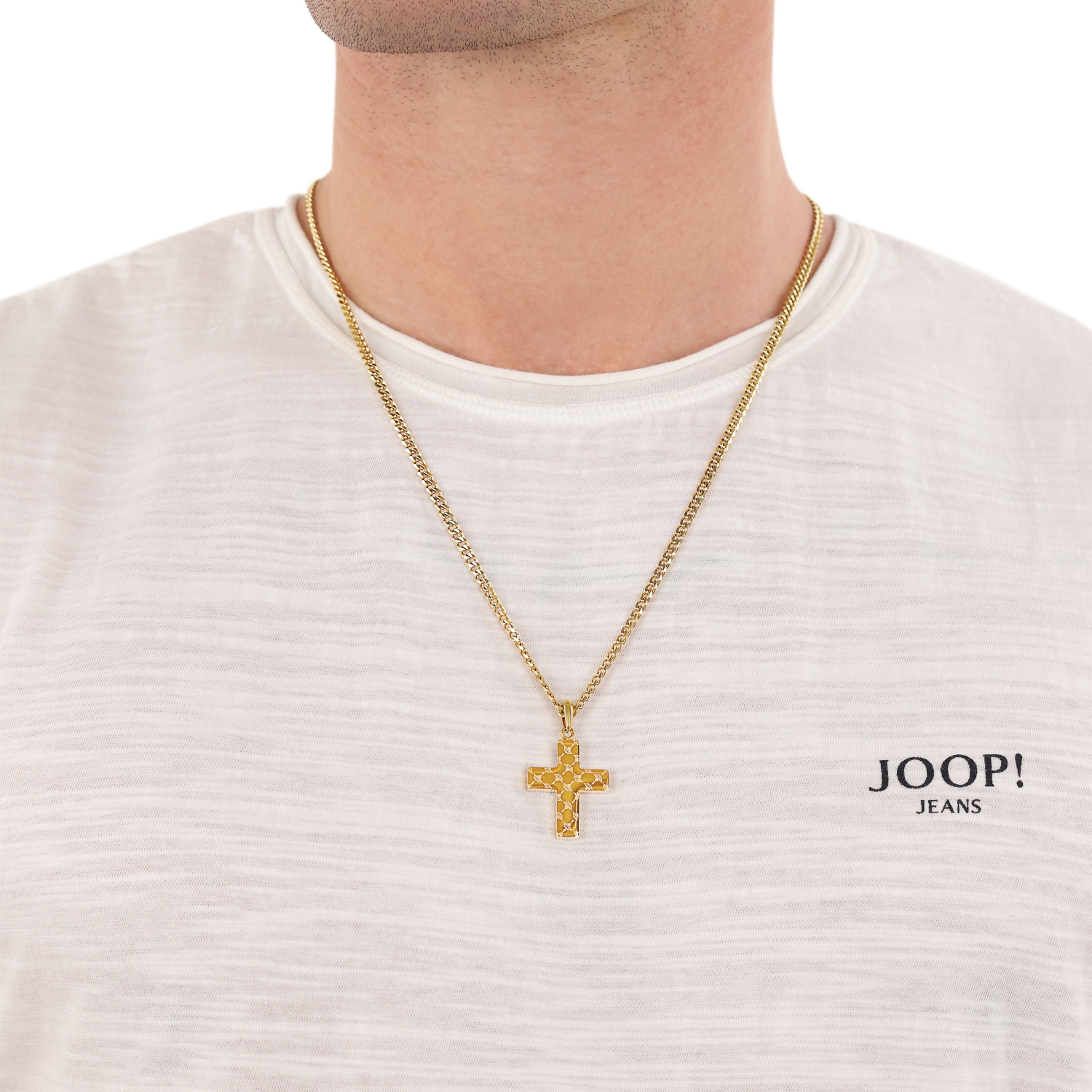 JOOP! Kette mit Anhänger »Kreuz«