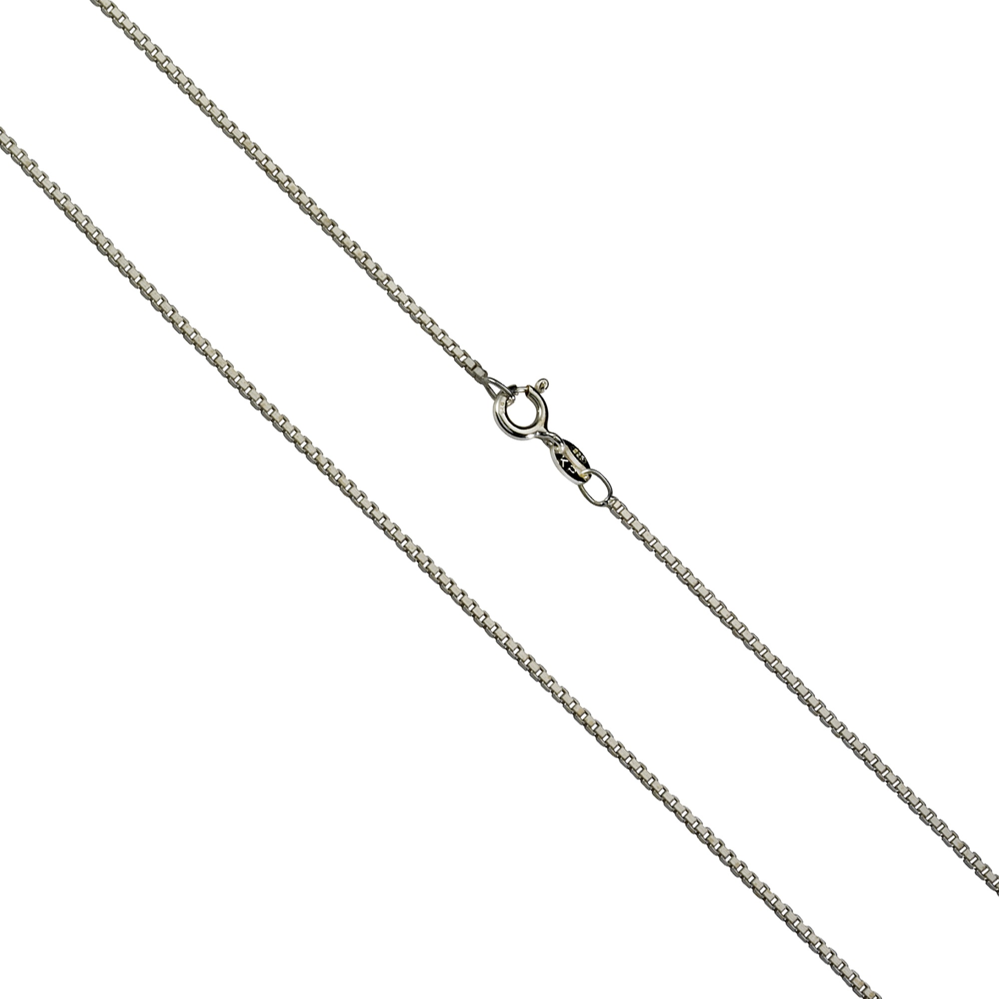Vivance Collier »925/- Sterling Silber rhod. Veneziakette«, Panzerkette mit Federring diamantiert