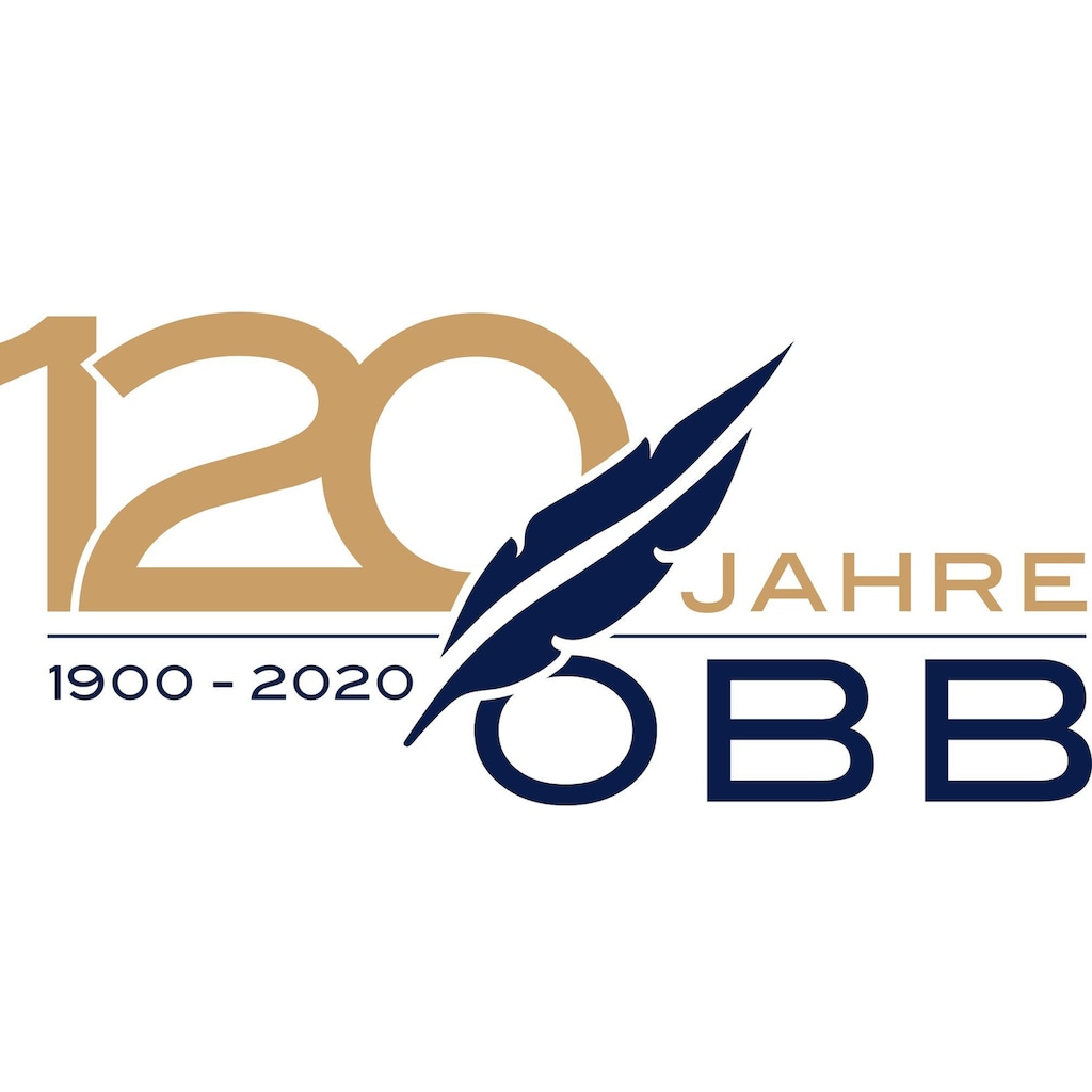 OBB Daunenbettdecke »Edition 120 Jahre OBB«, extrawarm, Füllung 90 % Daunen, 10 % Federn, Bezug 100 % Baumwolle, (1 St.), in 4 Wärmeklassen erhältlich