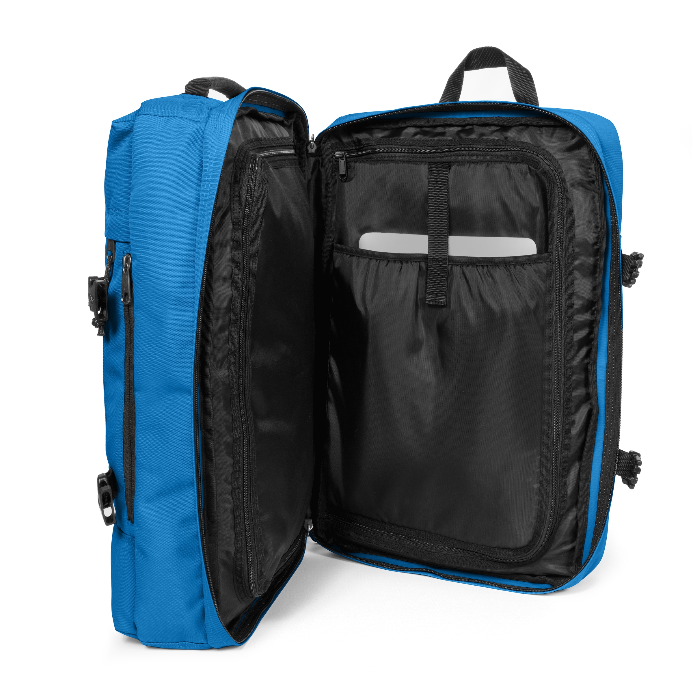 Eastpak Weichgepäck-Trolley »TRAVELPACK Tarp Dust Blue« 42 l Unisex Reisegepäck, Duffle-Tasche, Freizeitrucksack mit Tragegriffen