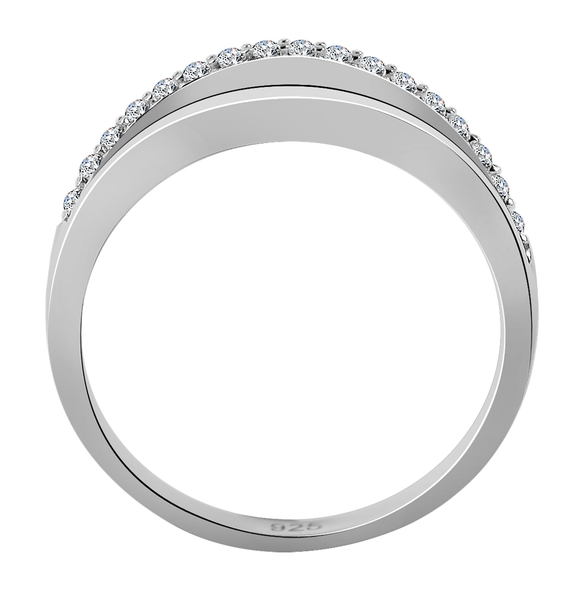 Adelia´s Fingerring »Damen Ring aus 925 Silber mit Zirkonia«