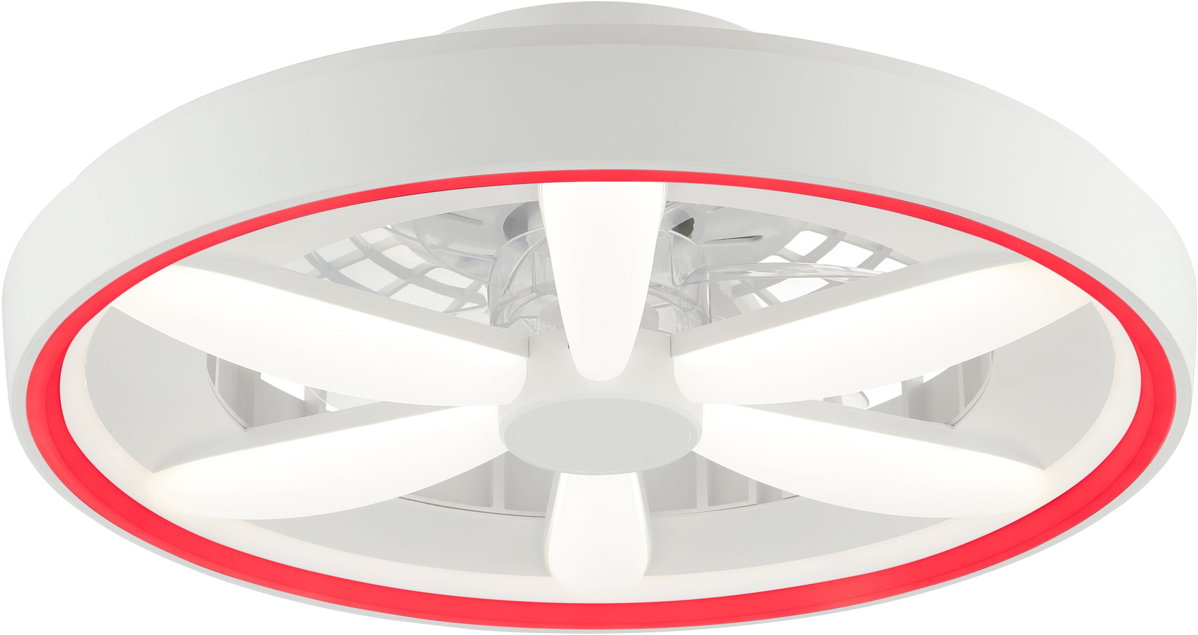 Hanseatic LED Deckenleuchte »DLV2205« LED-Modul 1 Stk. RGB | warmweiß - kaltweiß LED Ventilator, Ø 48 cm, 6400 lm, dimmbar, Fernbedienung