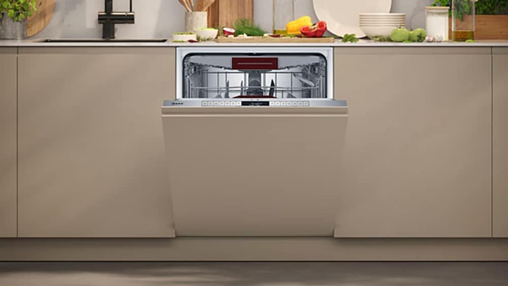 NEFF vollintegrierbarer Geschirrspüler N 50 »S255ECX06E«, 14 Maßgedecke, Time Light: auf den Boden projizierte Restlaufzeit