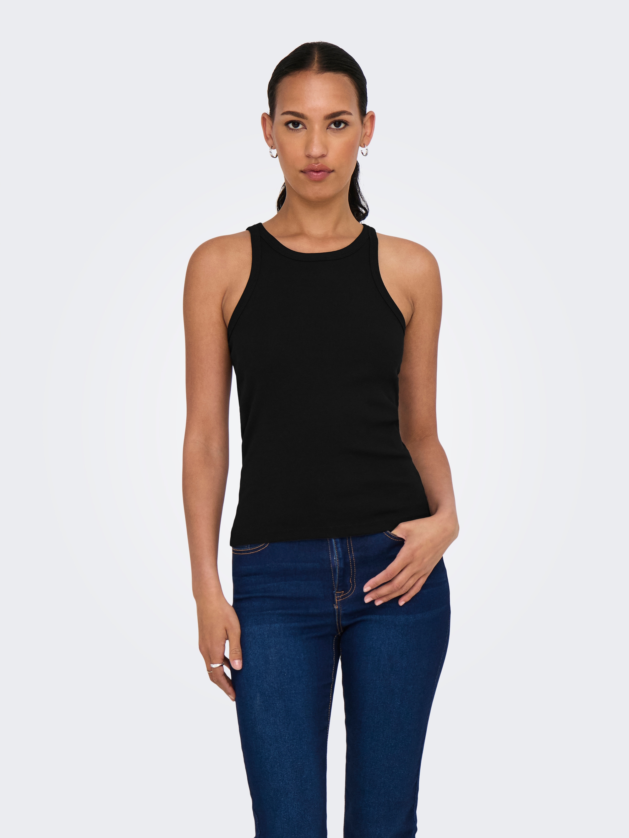 ONLY Tanktop »ONLLINDSAY TANK TOP 2 PACK« Packung, 2 tlg. Baumwollmischung