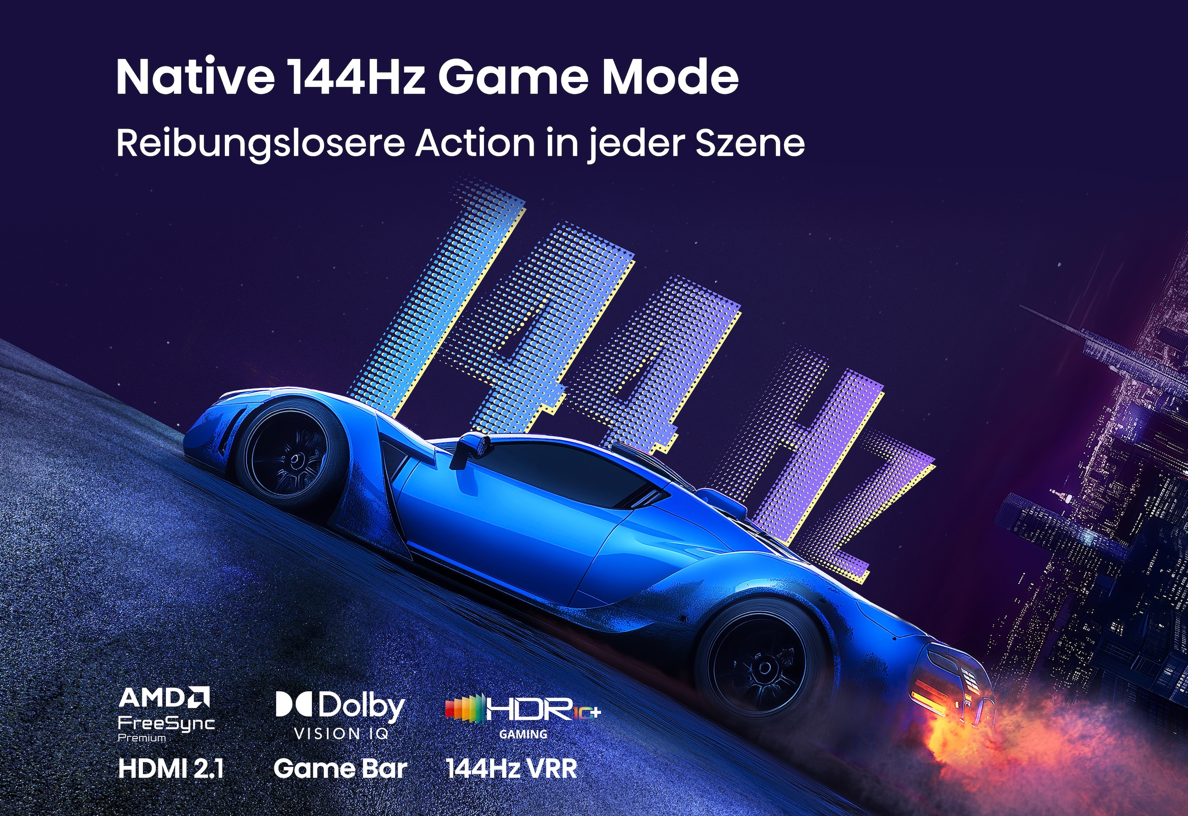 Hisense QLED-Fernseher »100E7DS PRO« 253 cm/100 ″ Smart-TV