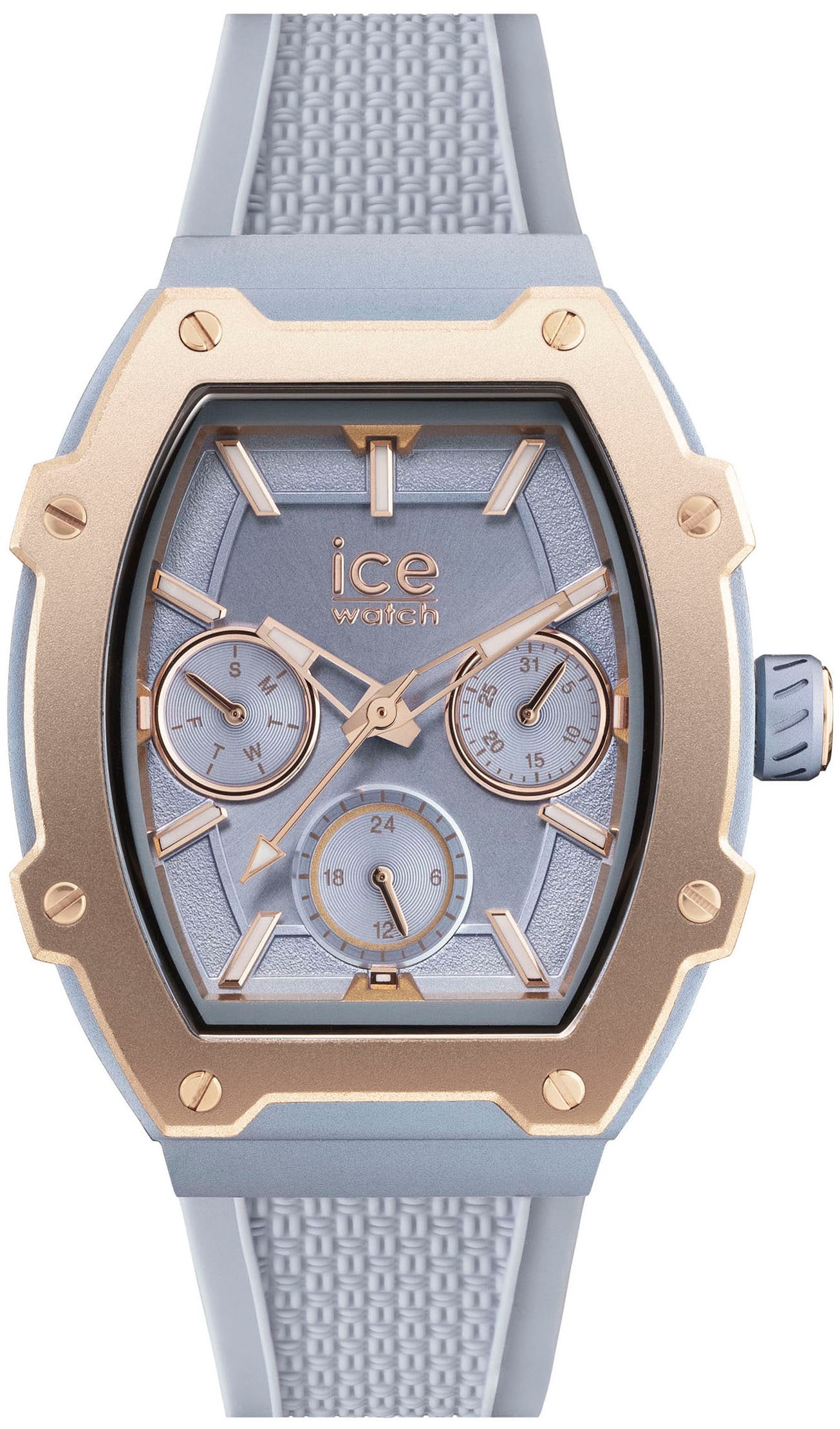 ice-watch Multifunktionsuhr »ICE boliday - Alu - Small - MT« Quarzuhr, Armbanduhr, Damenuhr, analog, Datum, 12/24-Stunden-Anzeige