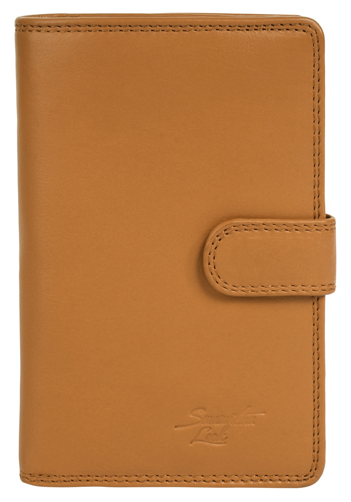 Samantha Look Damen Geldbörse echt Leder in gelb