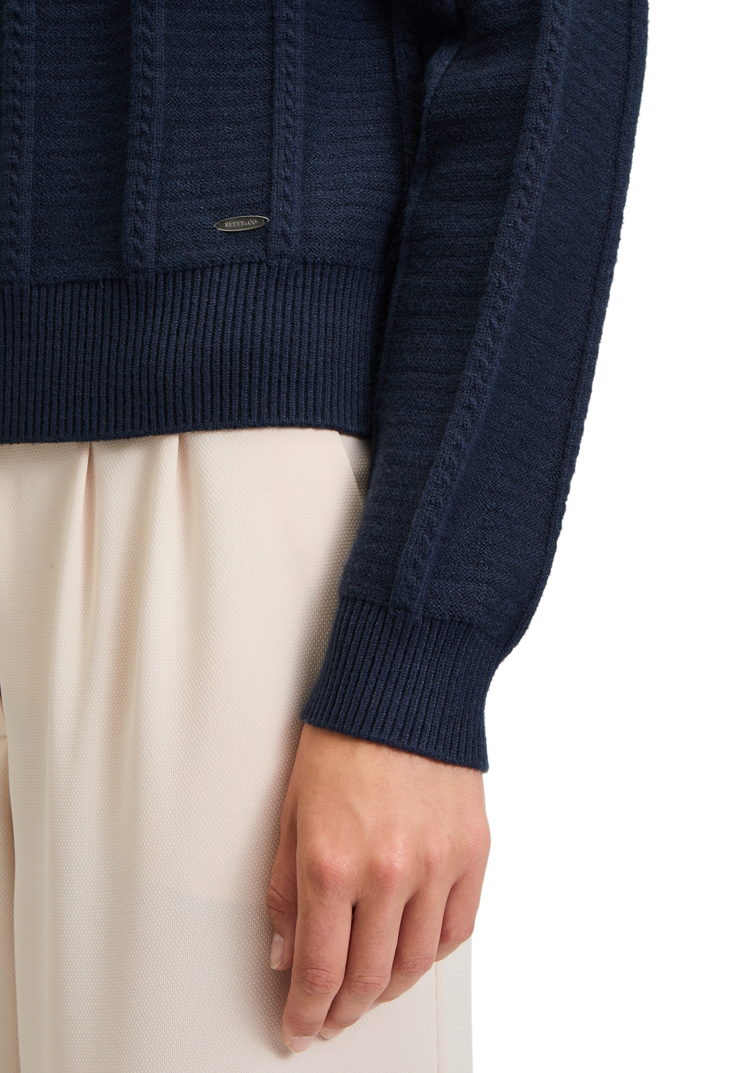 Betty&Co Strickpullover »Strickpullover mit Stehkragen«