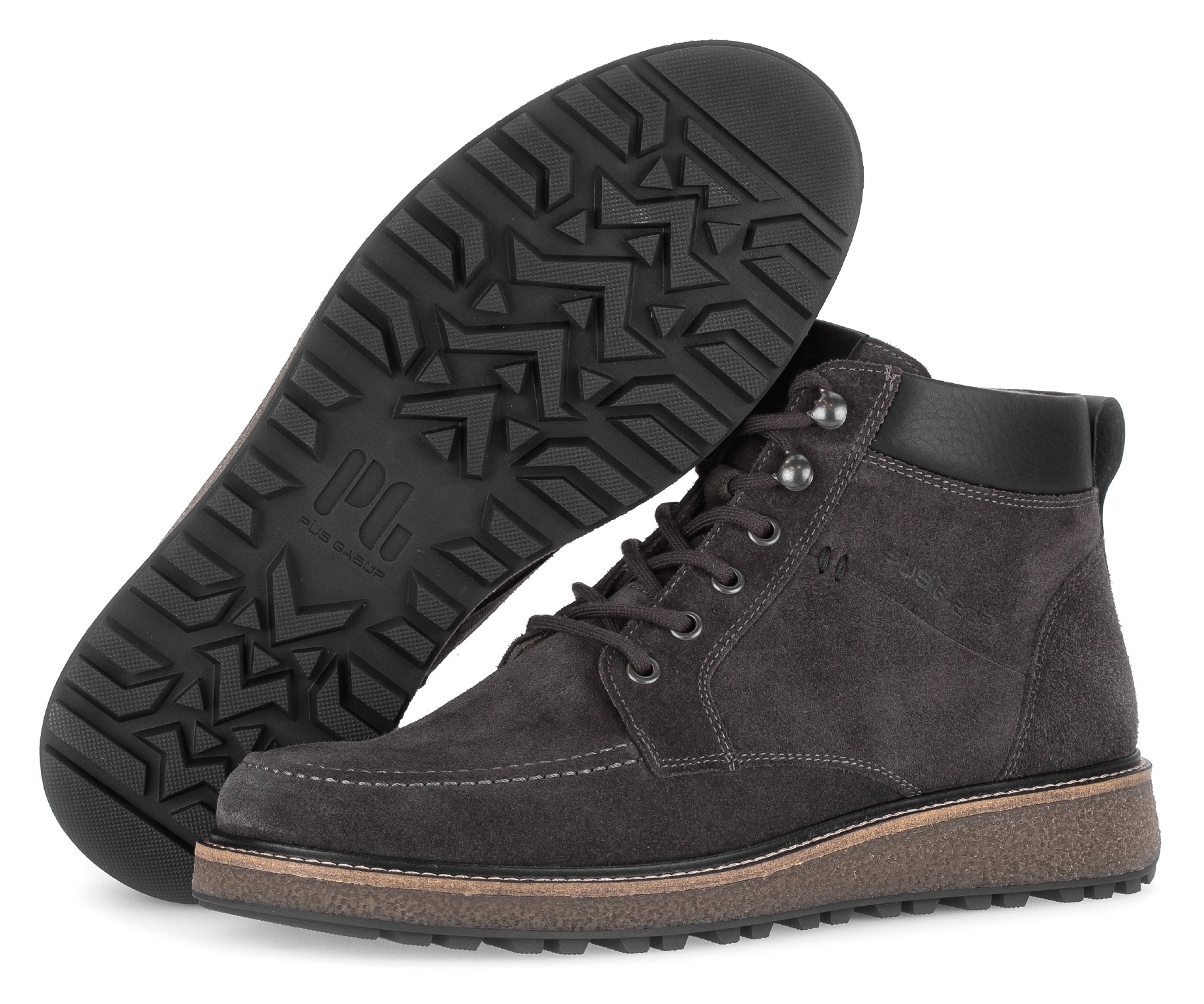 Pius Gabor Schnürboots, Stiefelette, Komfortschuh, mit Kontrastnähten, G-Weite