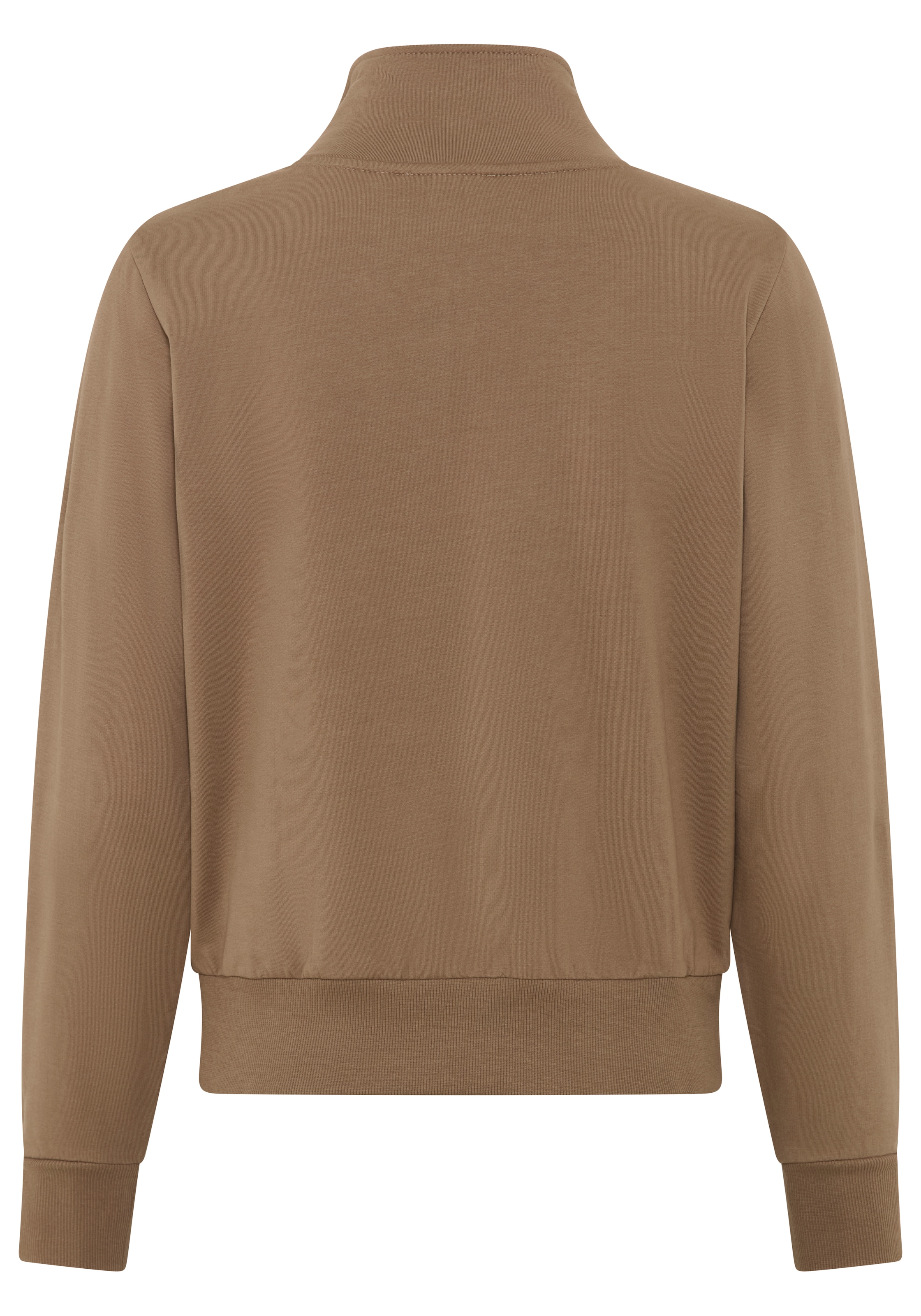 Tamaris Sweatshirt »mit Stehkragen und Reißverschluss«, aus elastischer Baumwollqualität
