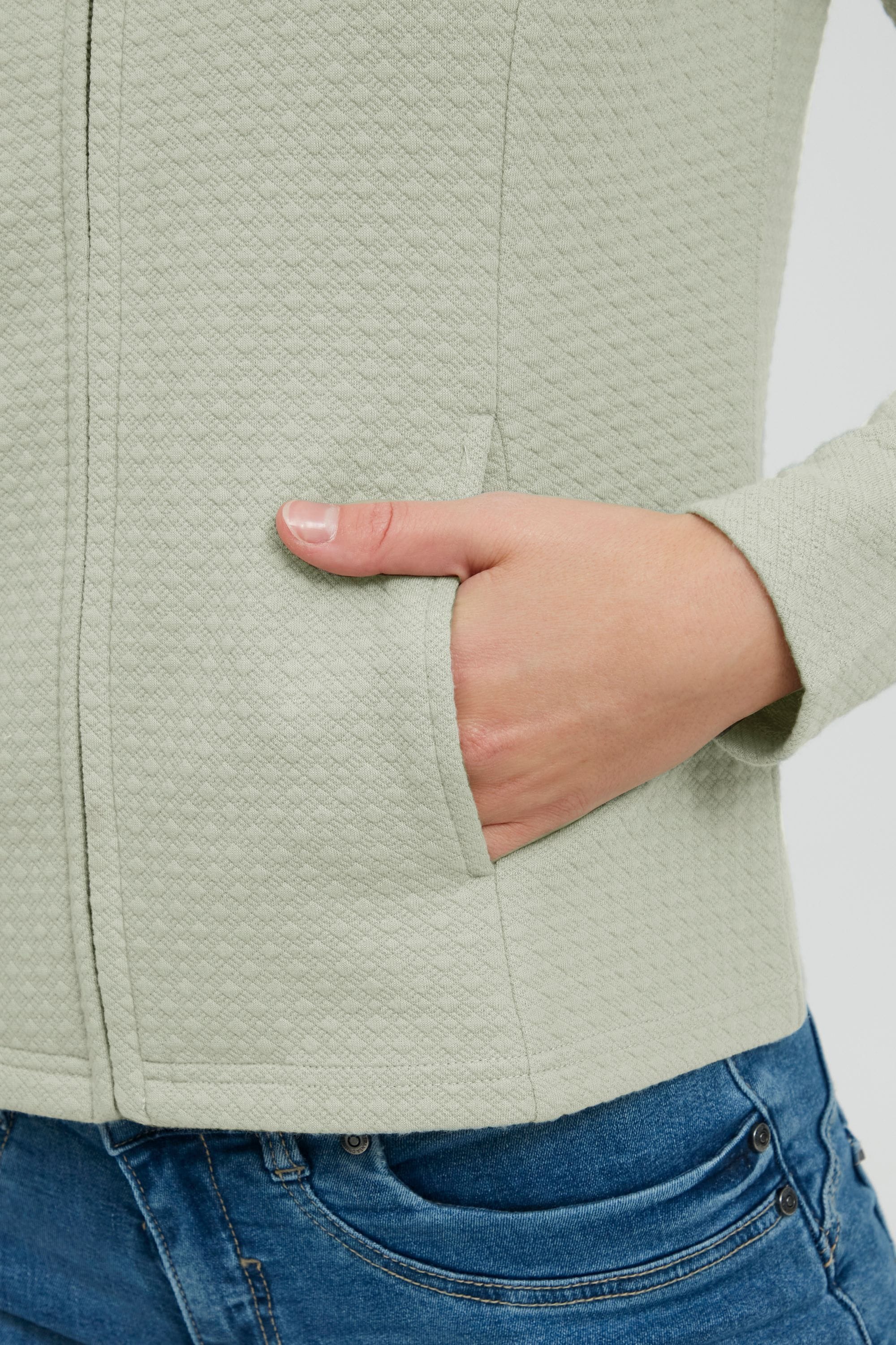 fransa Sweatjacke »Sweatshirtjacke FREmcardi«