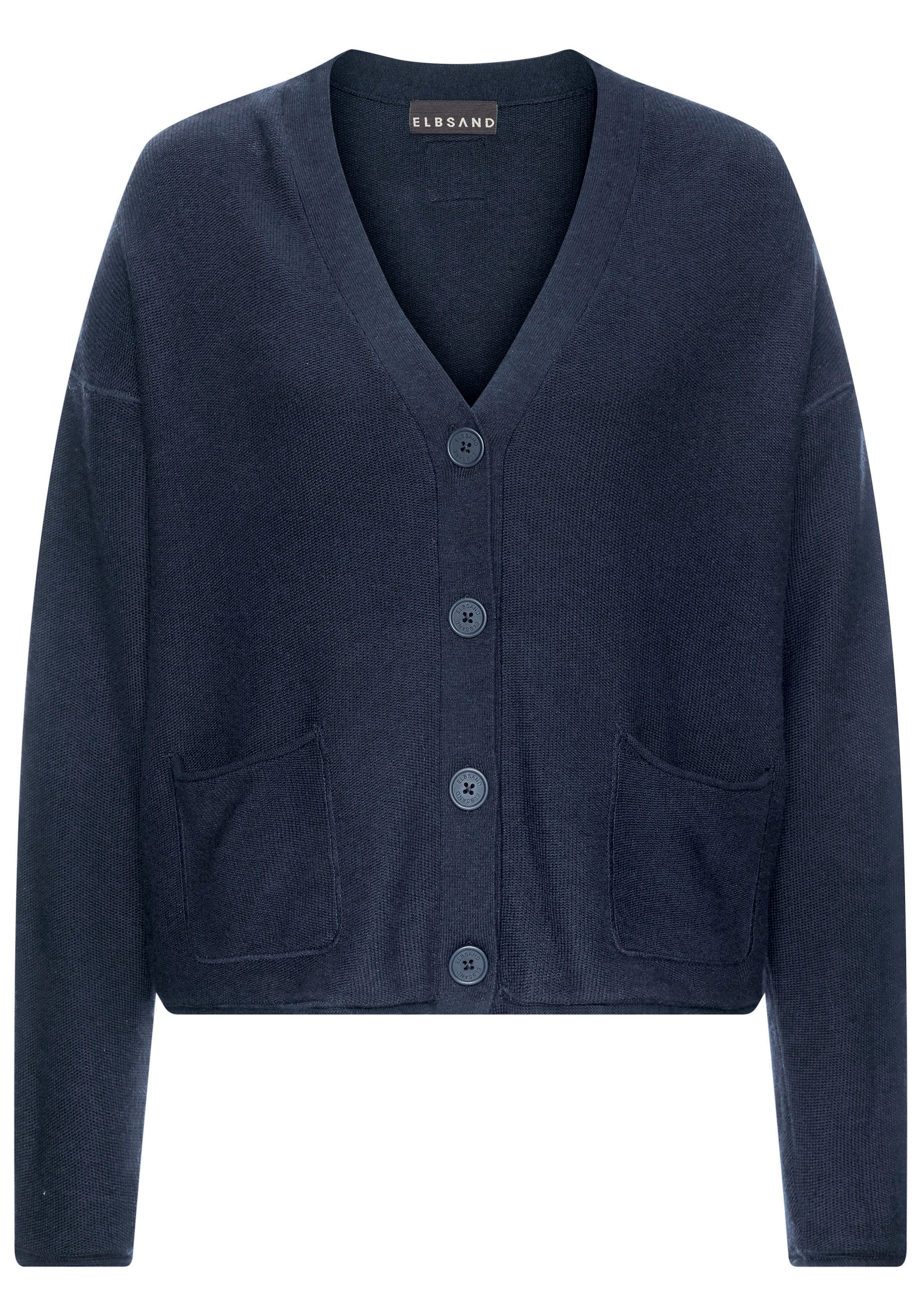 Elbsand Strickjacke aus hochwertigem Feinstrick, Loungewear