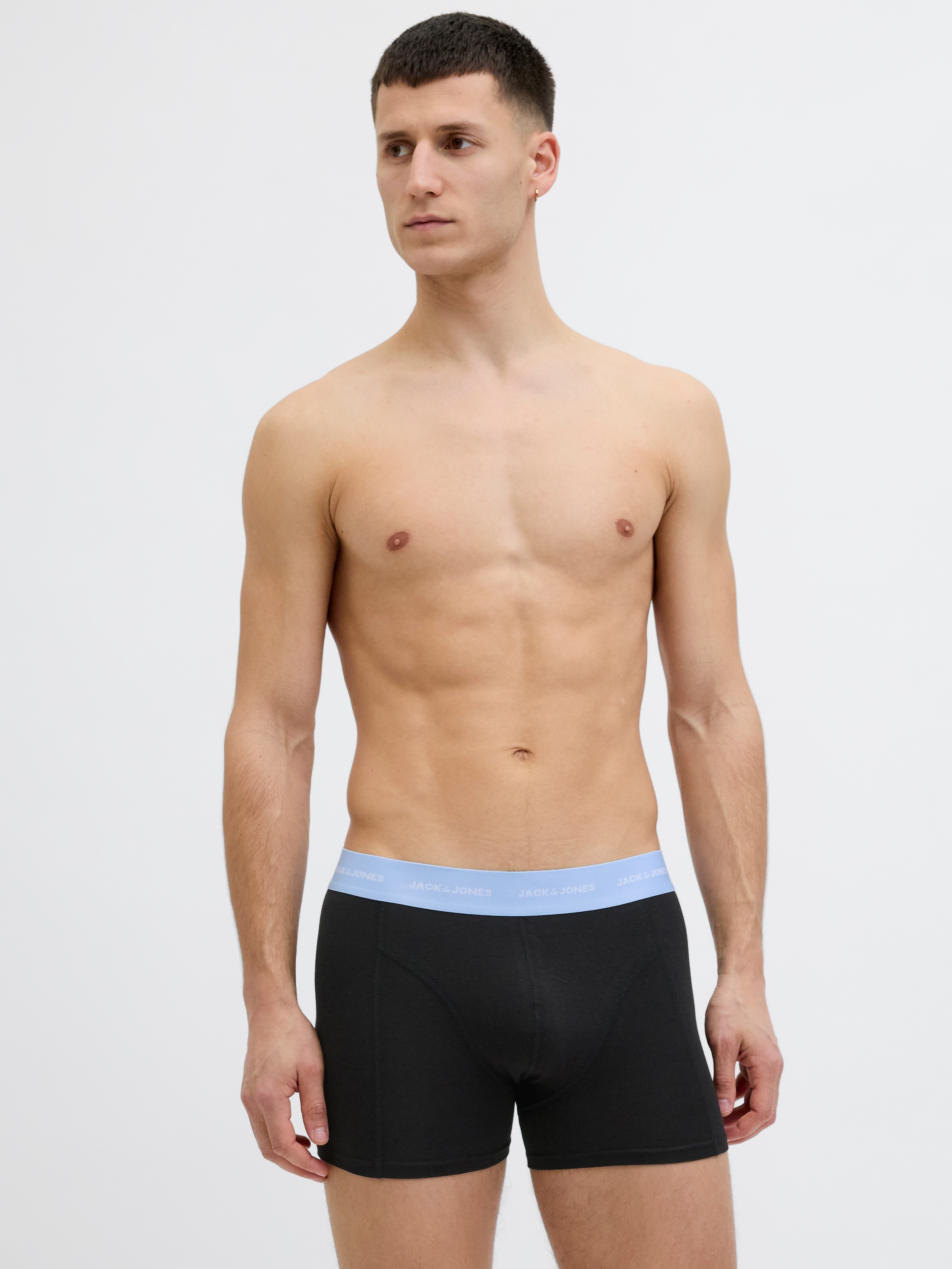 Jack & Jones Trunk »JACTOM BAMBOO TRUNKS 3 PACK«, (Packung, 3 St.), mit Marken Schriftzug