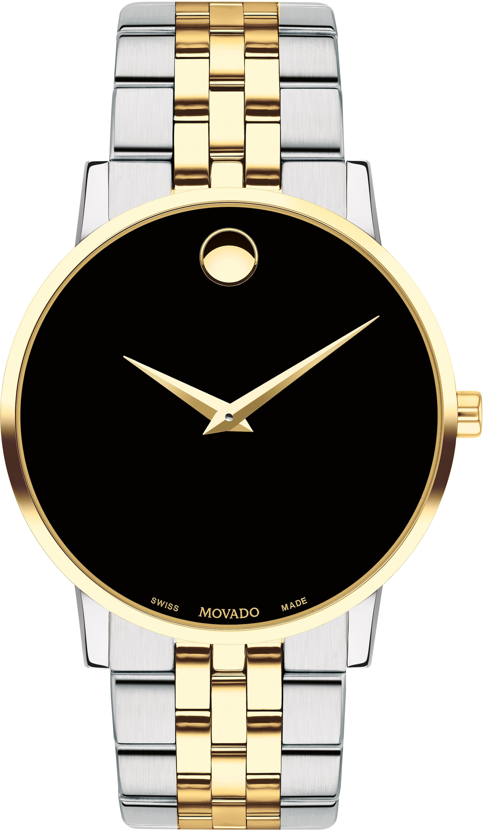 MOVADO Schweizer Uhr »Museum Classic, 0607200«, Quarzuhr, Armbanduhr, Herrenuhr, Swiss Made, bicolor