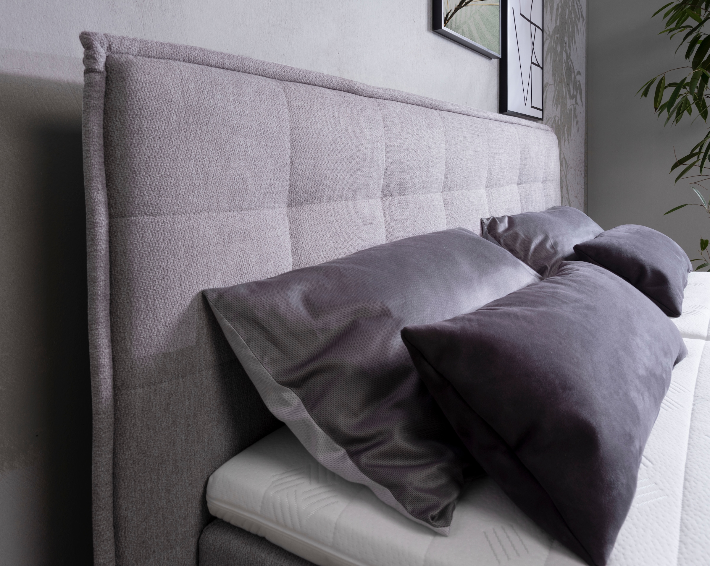 alina Boxspringbett »Edward« 180x200cm, mit motorischer Verstellung, inklusive Matratze und Topper