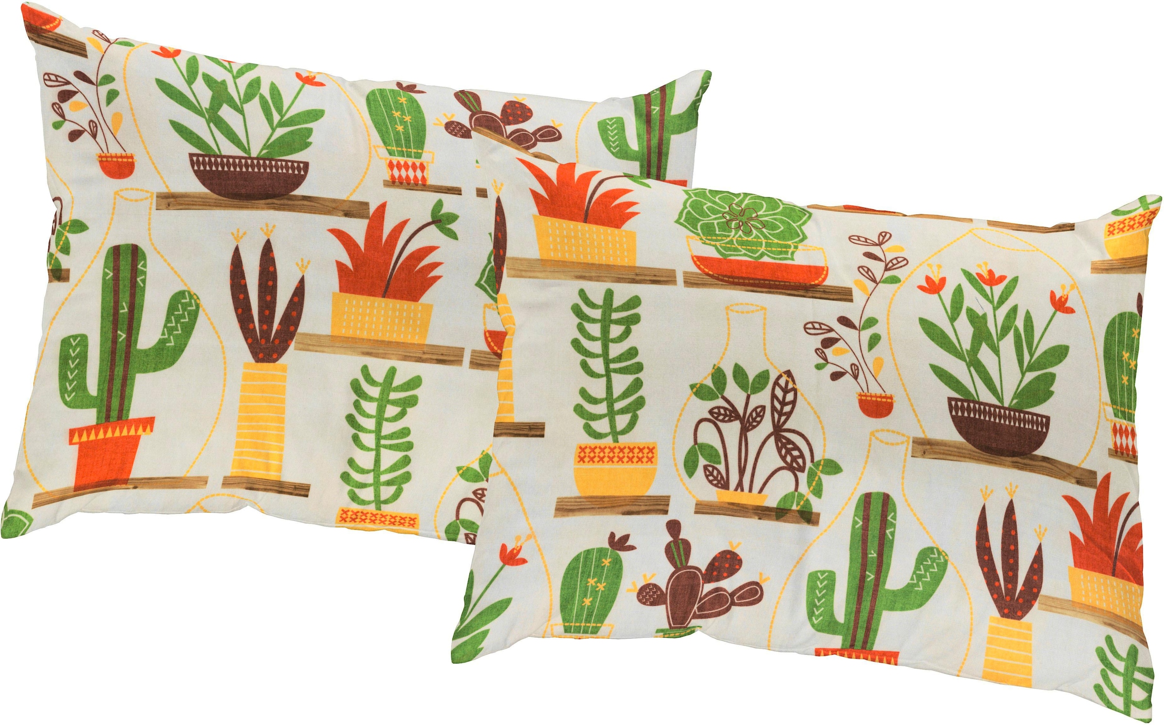 Wirth Dekokissen »Oakham« Kissenhülle ohne Füllung, 2 Stück