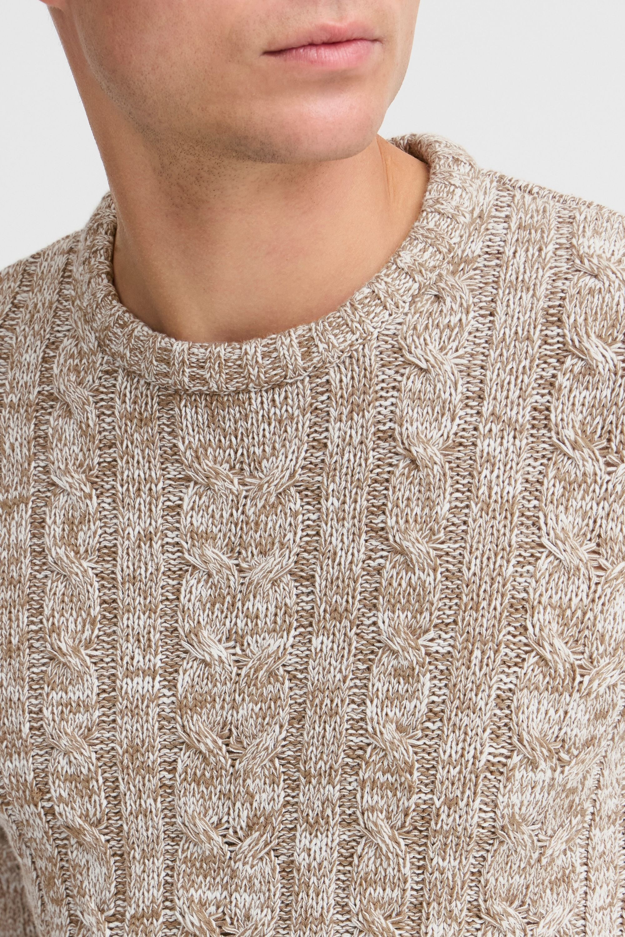 !Solid Strickfleece-Pullover »Strickpullover SDPhilemon«