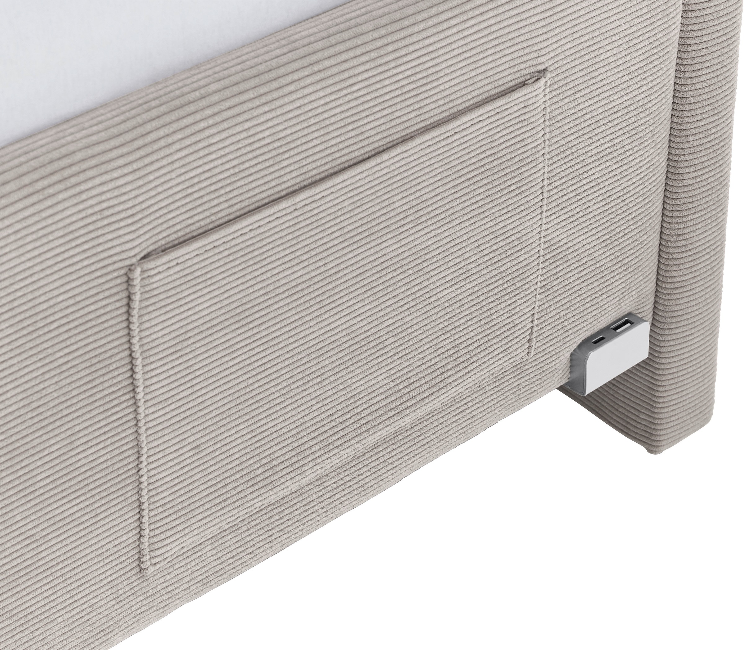 meise.möbel Kinderbett »COOL II« Polsterbett wahlweise mit Bettkasten, Jugendbett inkl. USB Anschlüsse