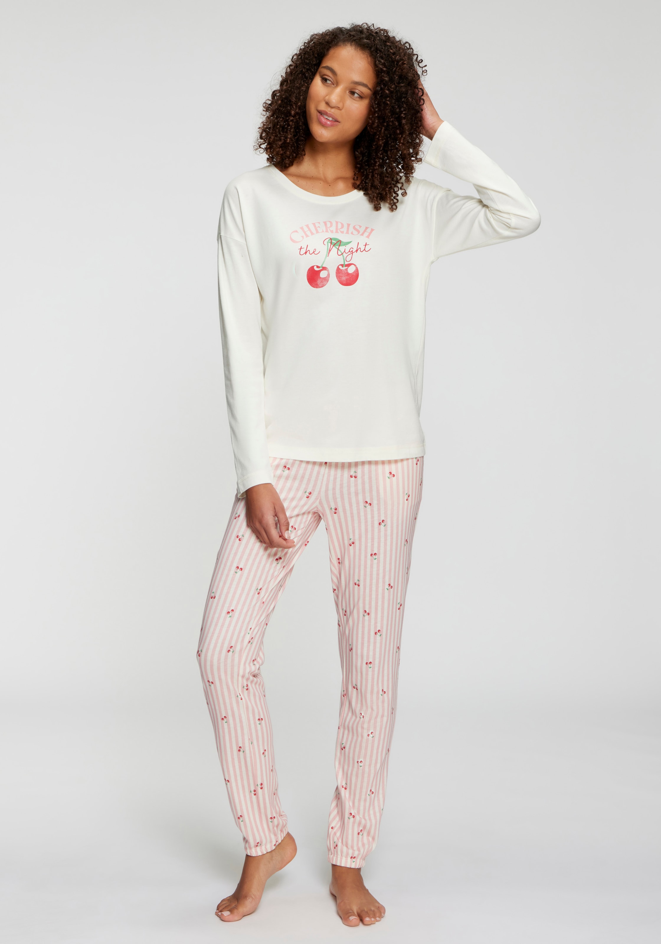 Vivance Dreams Pyjamahose  in schmaler Form