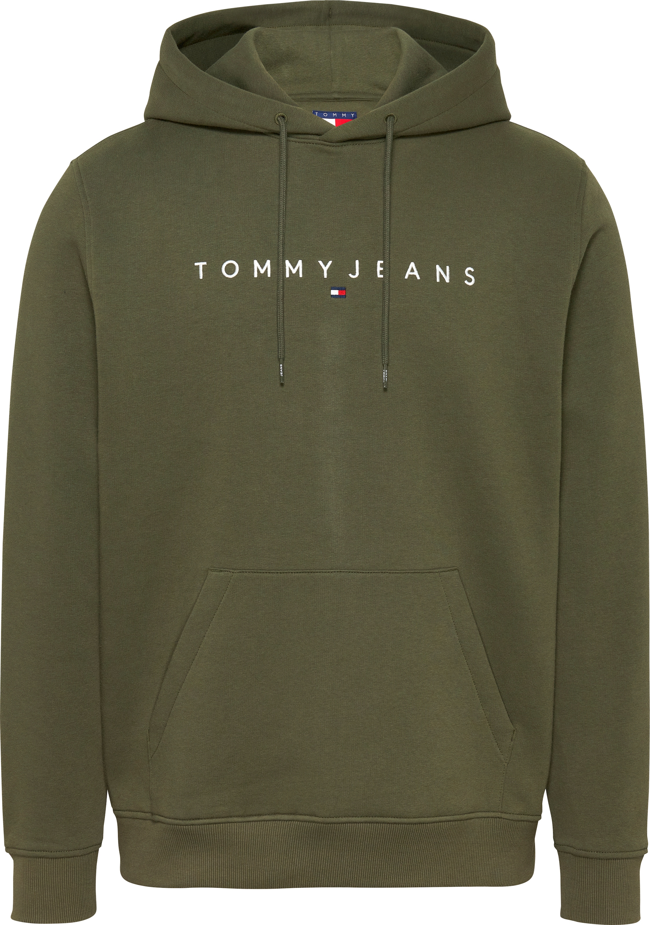 Tommy Jeans Plus Hoodie »TJM REG LINEAR LOGO HOODIE EXT«, in Große Größen, Logodruck